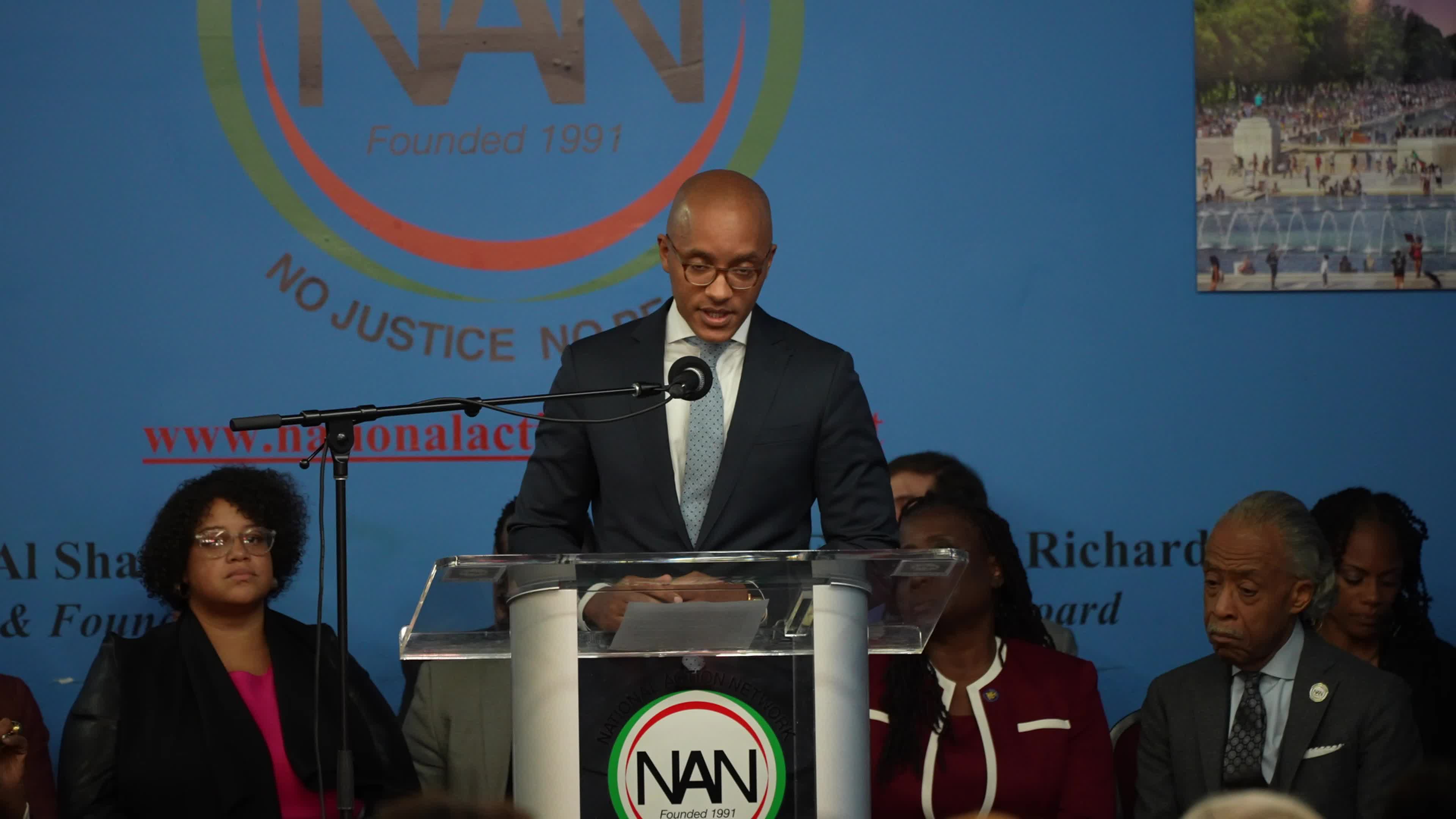 Martin Luther King day celebration at the National Action Network