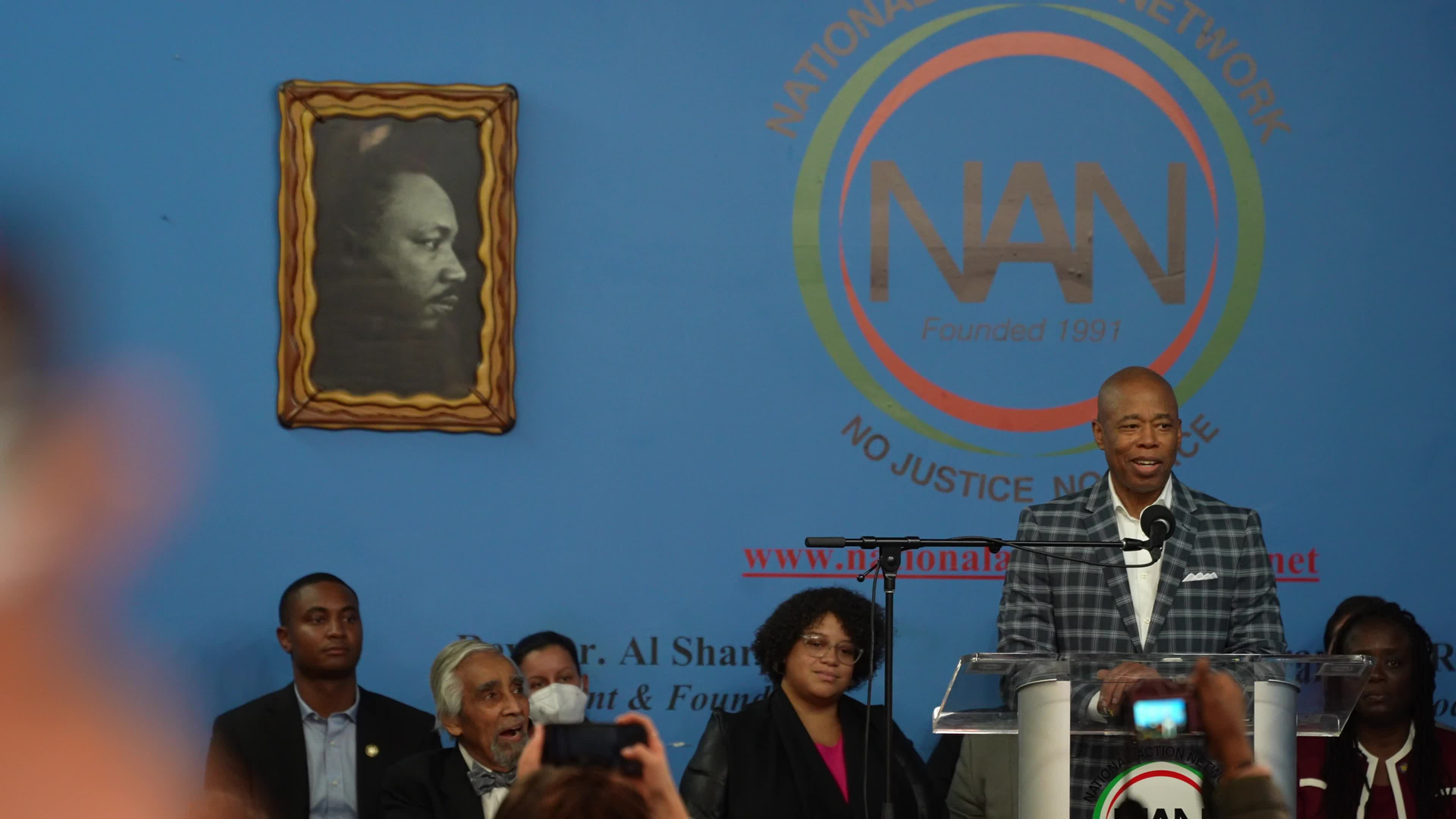 Martin Luther King day celebration at the National Action Network