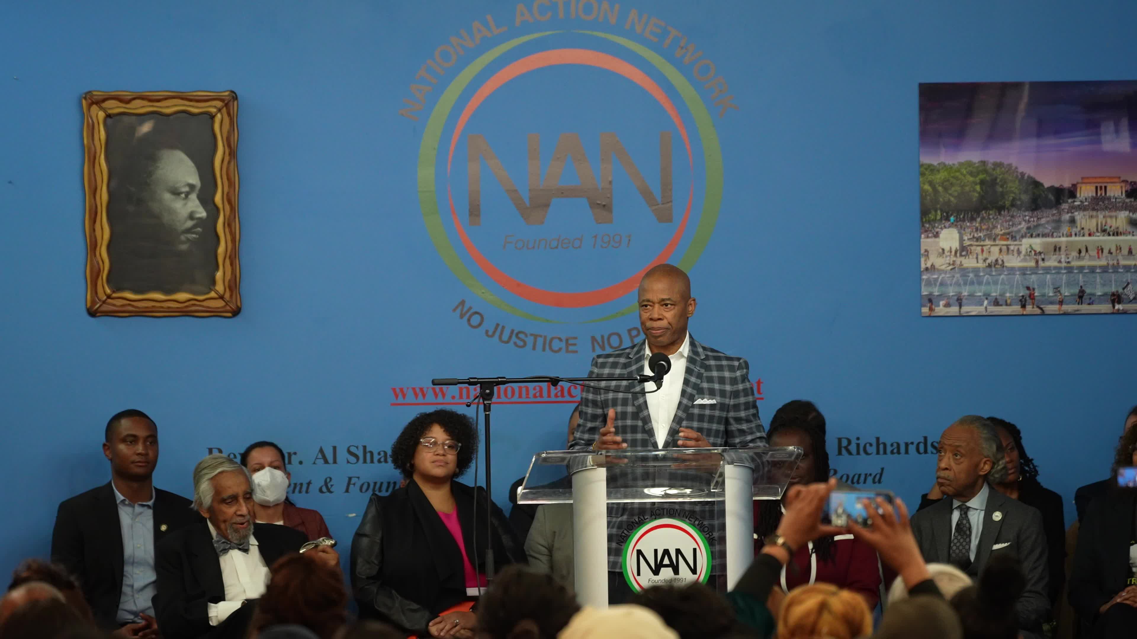 Martin Luther King day celebration at the National Action Network