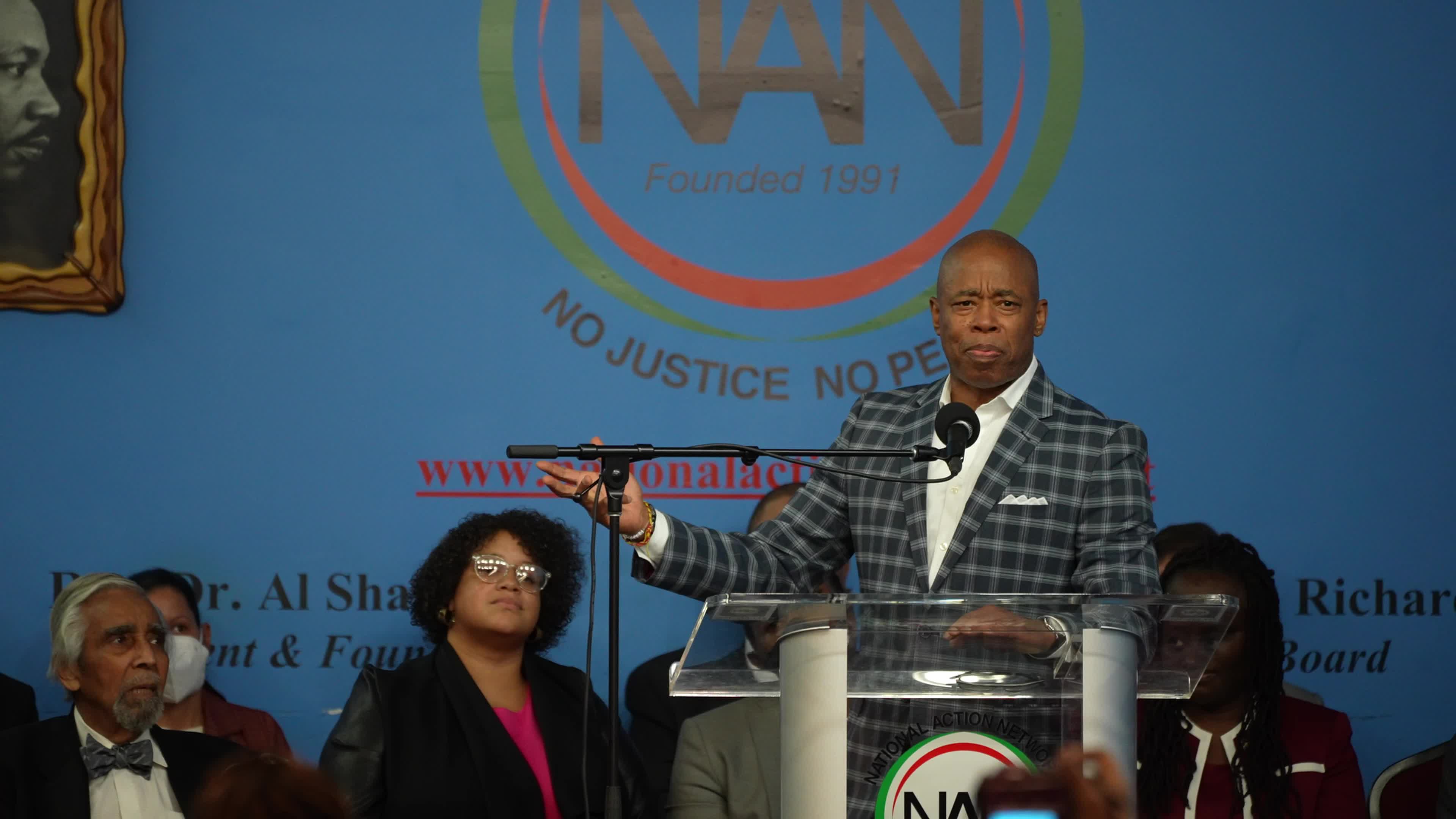 Martin Luther King day celebration at the National Action Network