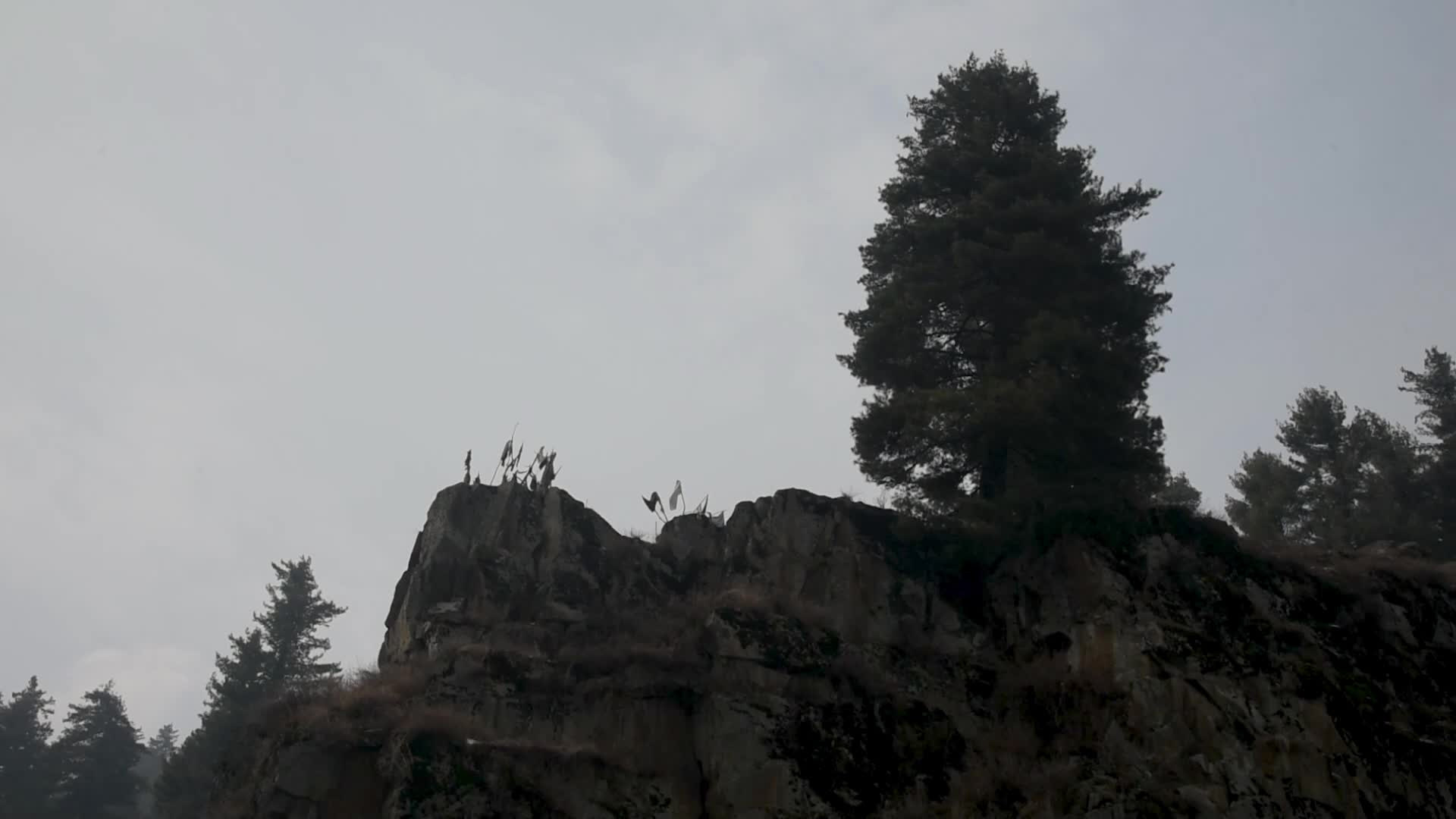 Aharbal waterfall in Kashmir, India
