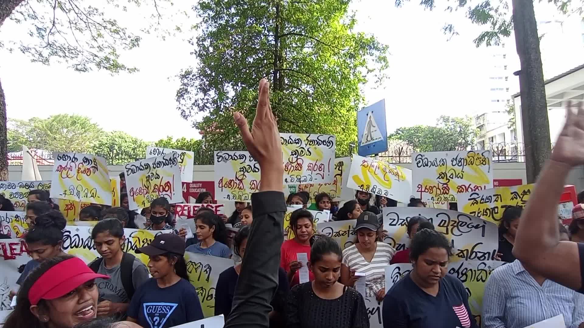 Protest In Colombo, Sri Lanka