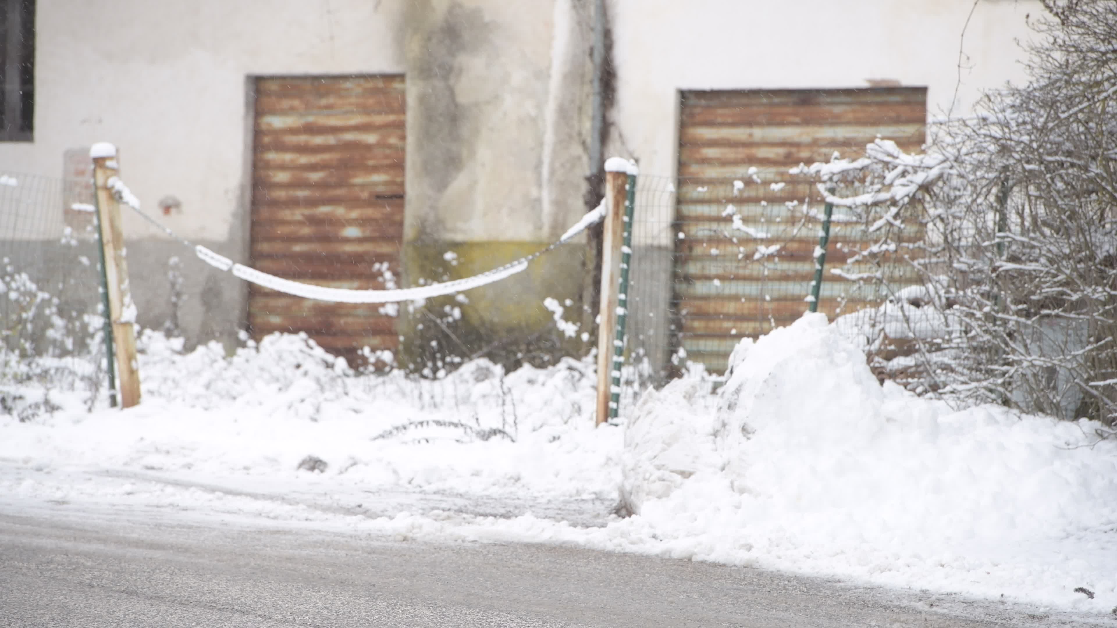 Snowfall And Bad Weather In Italy