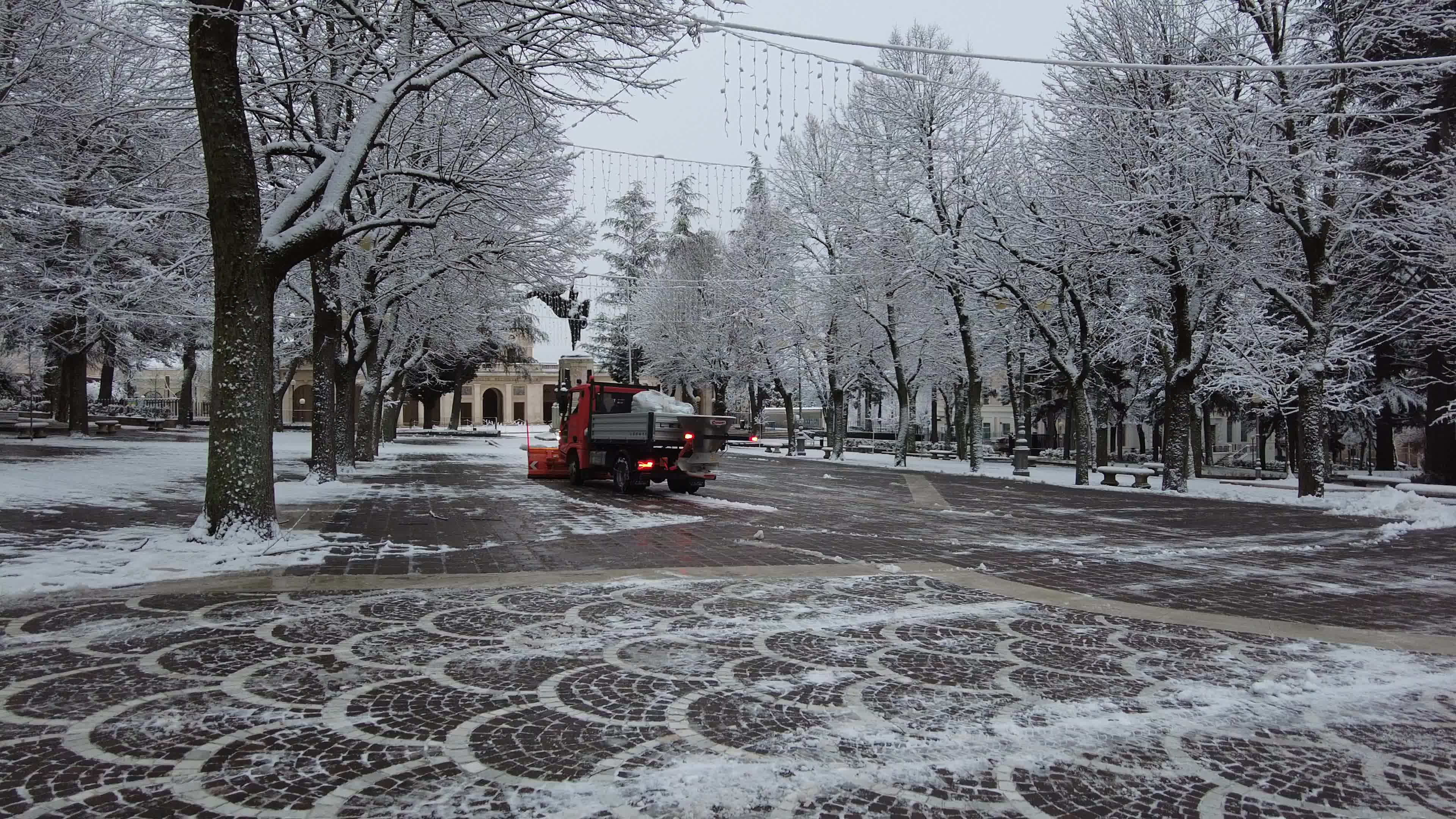 Snowfall And Bad Weather In Italy