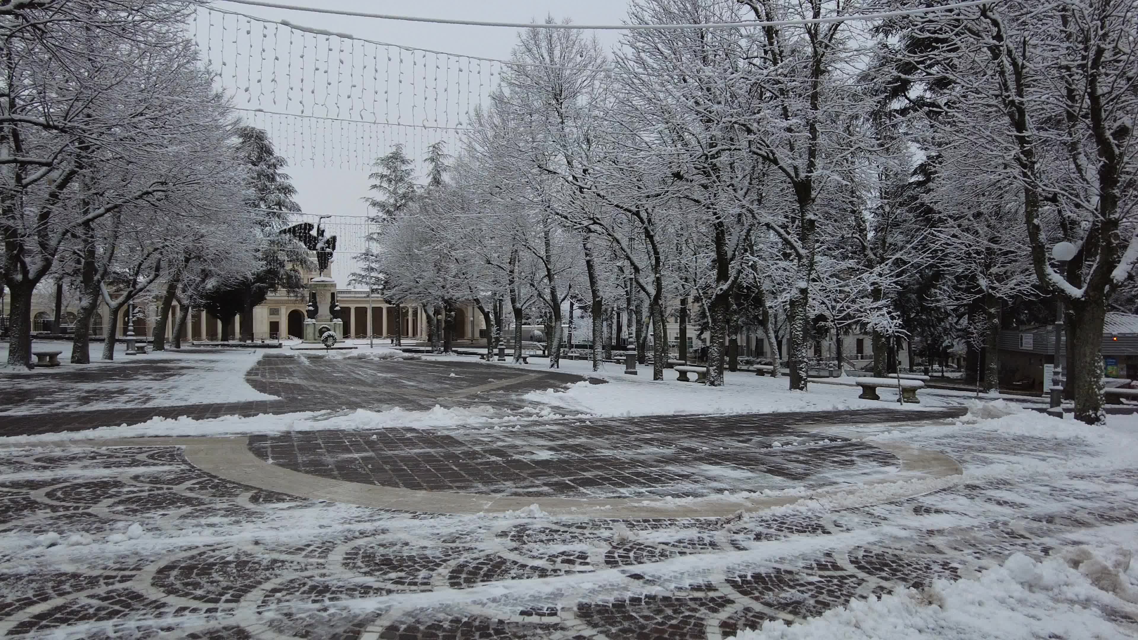 Snowfall And Bad Weather In Italy
