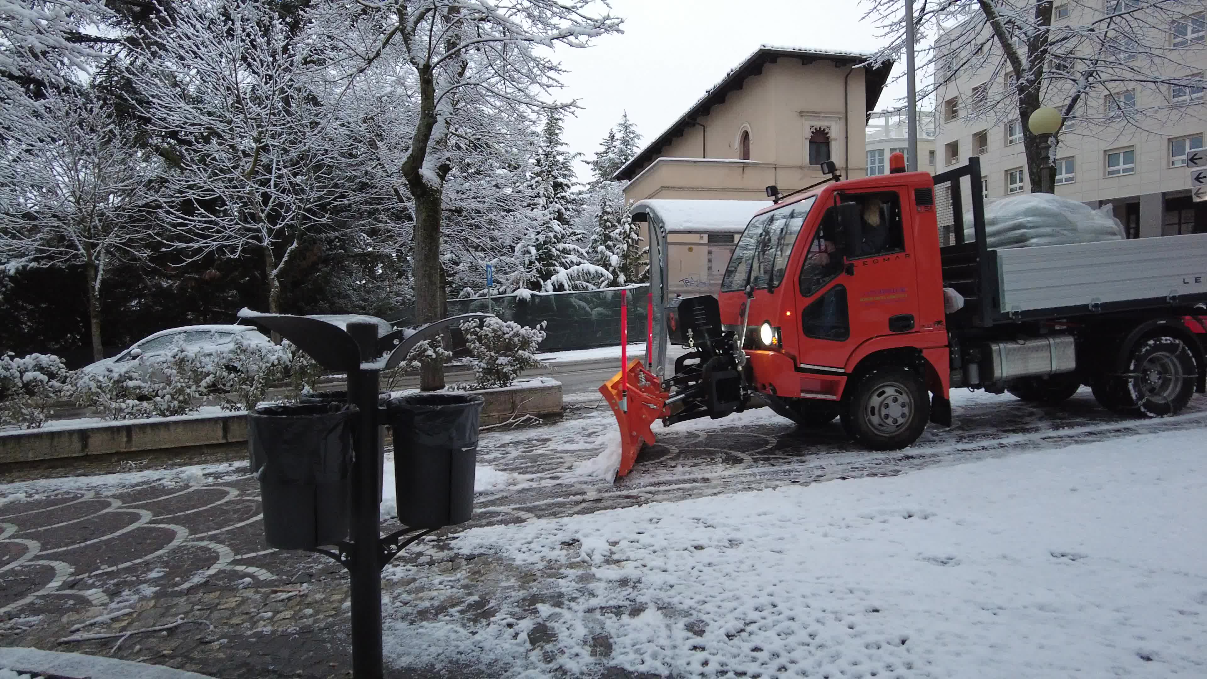 Snowfall And Bad Weather In Italy