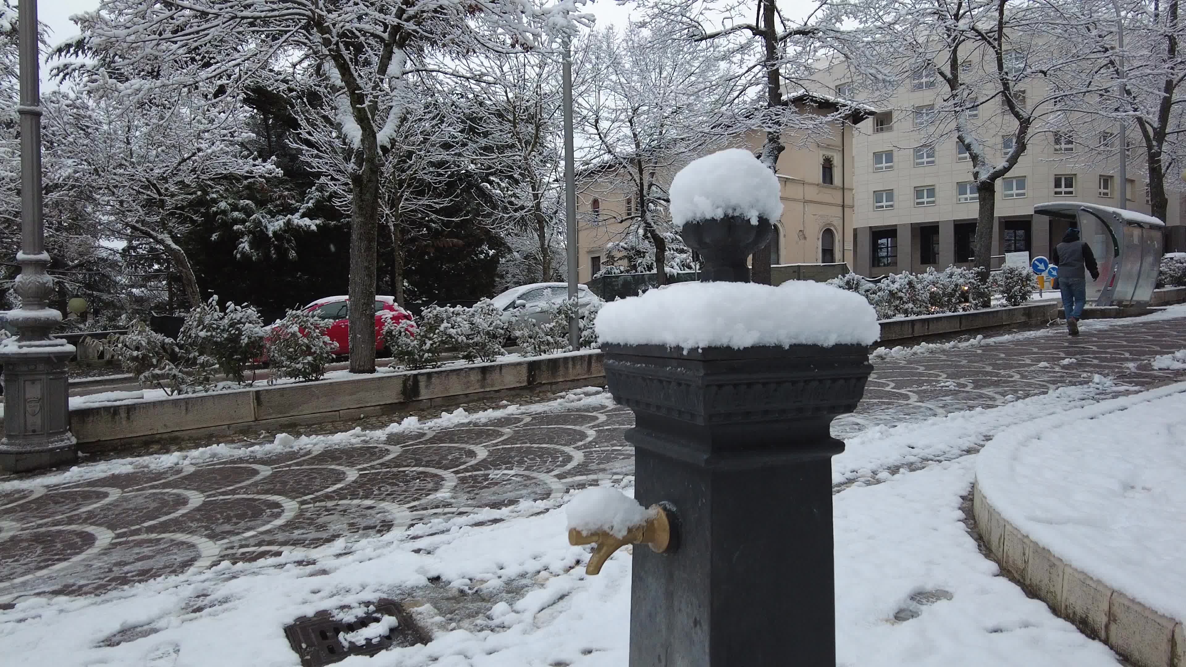 Snowfall And Bad Weather In Italy