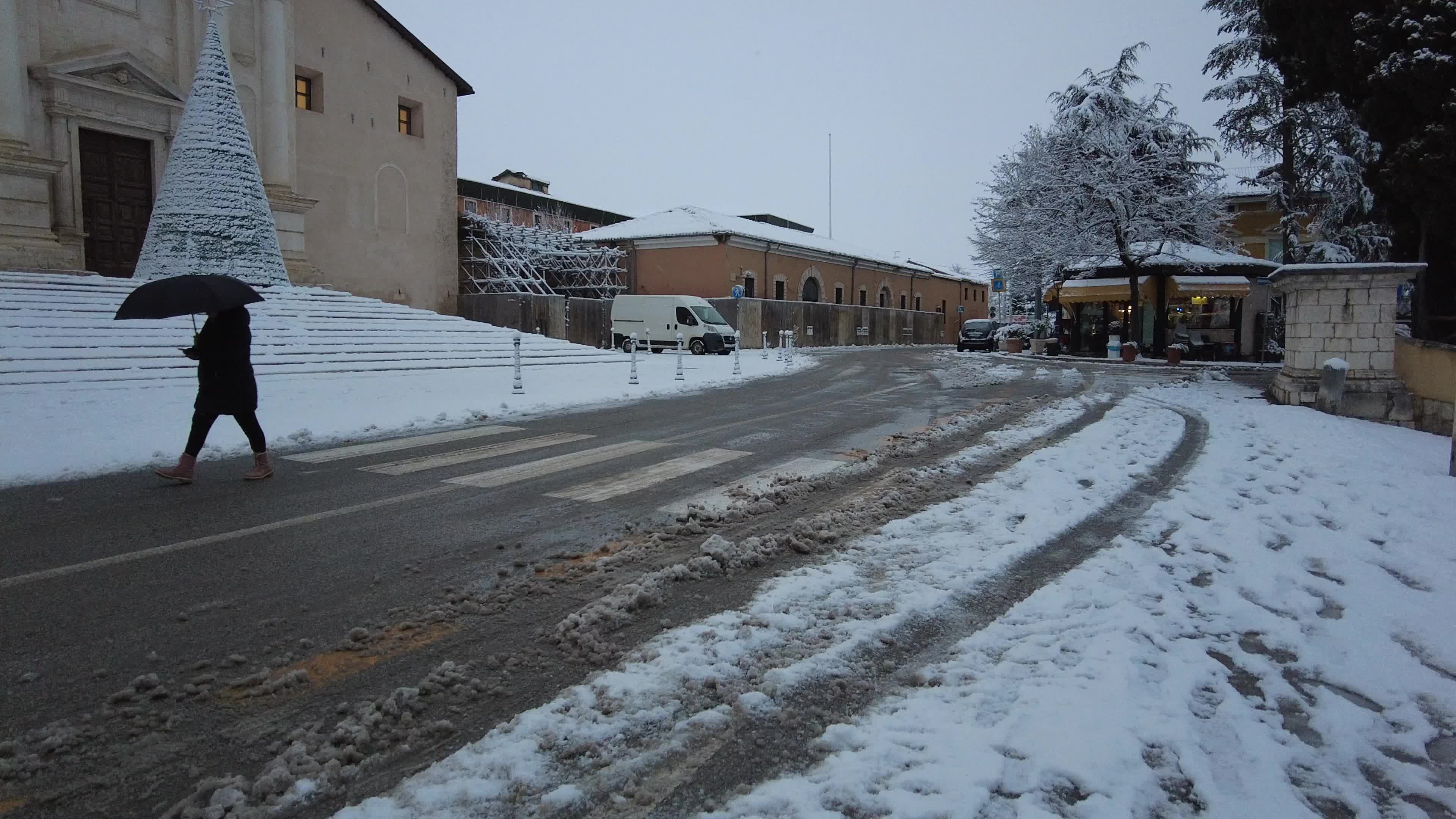 Snowfall And Bad Weather In Italy
