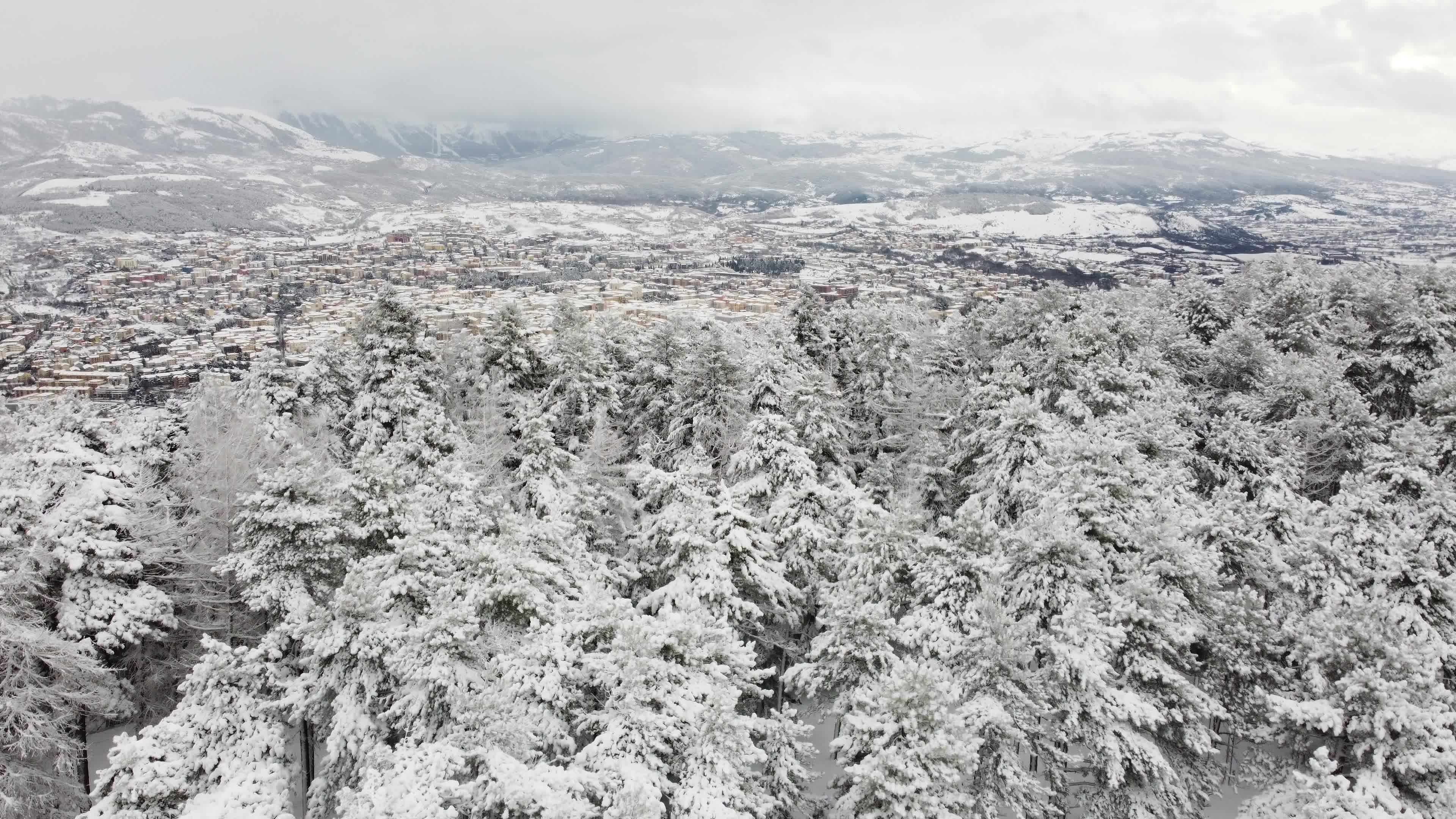 Bad Weather And Snowfall In Italy