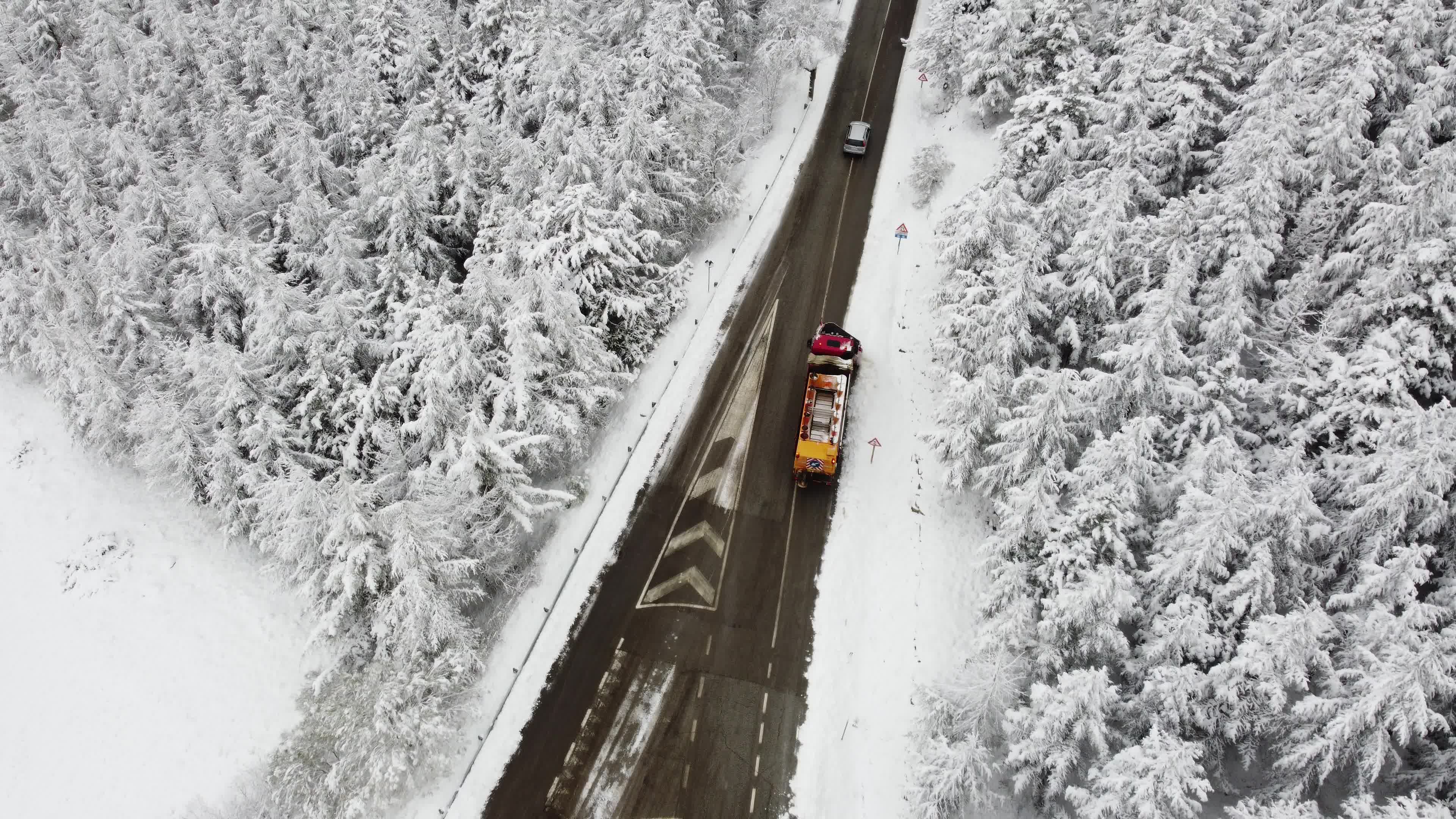 Bad Weather And Snowfall In Italy