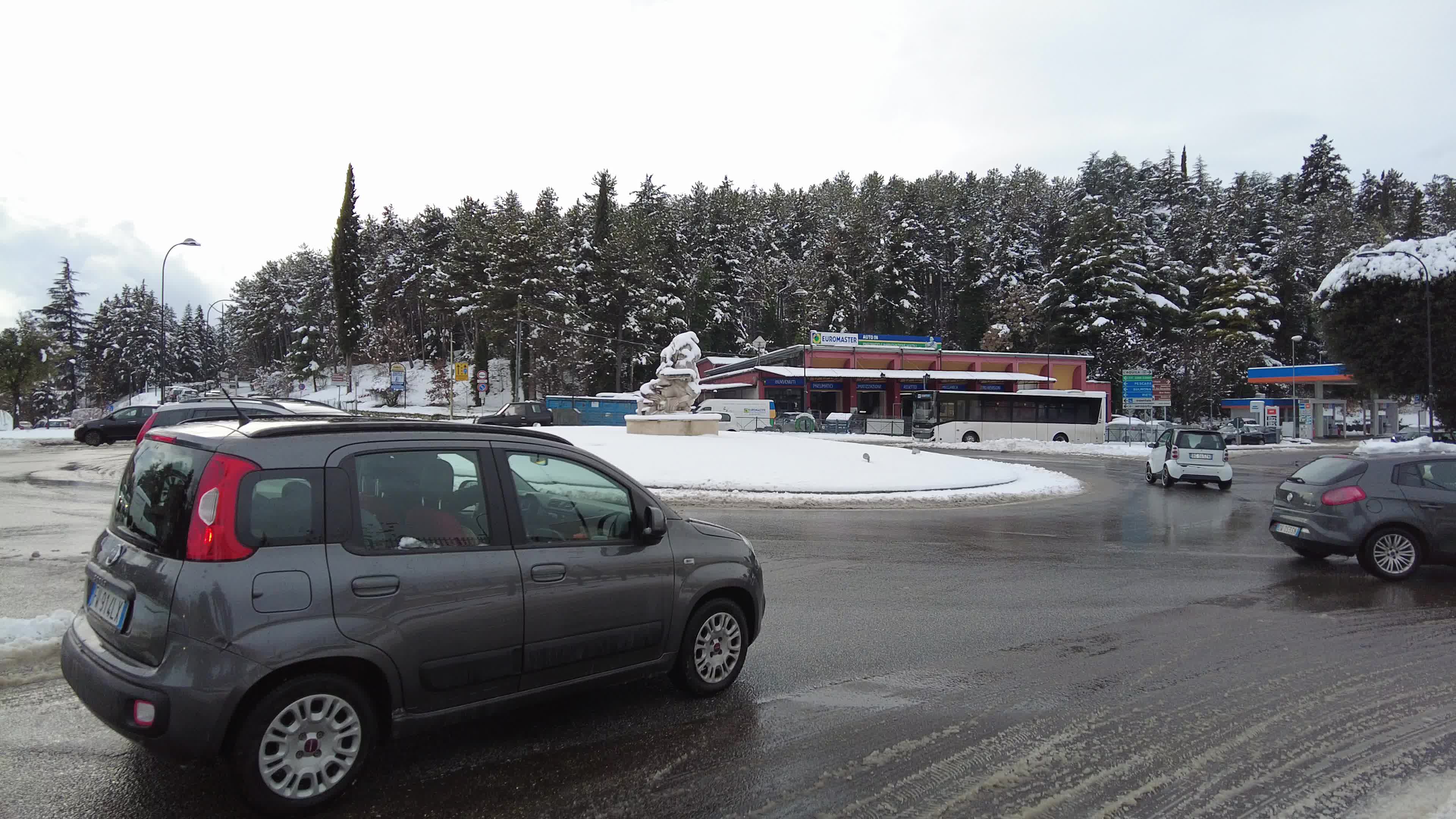 Bad Weather And Snowfall In Italy