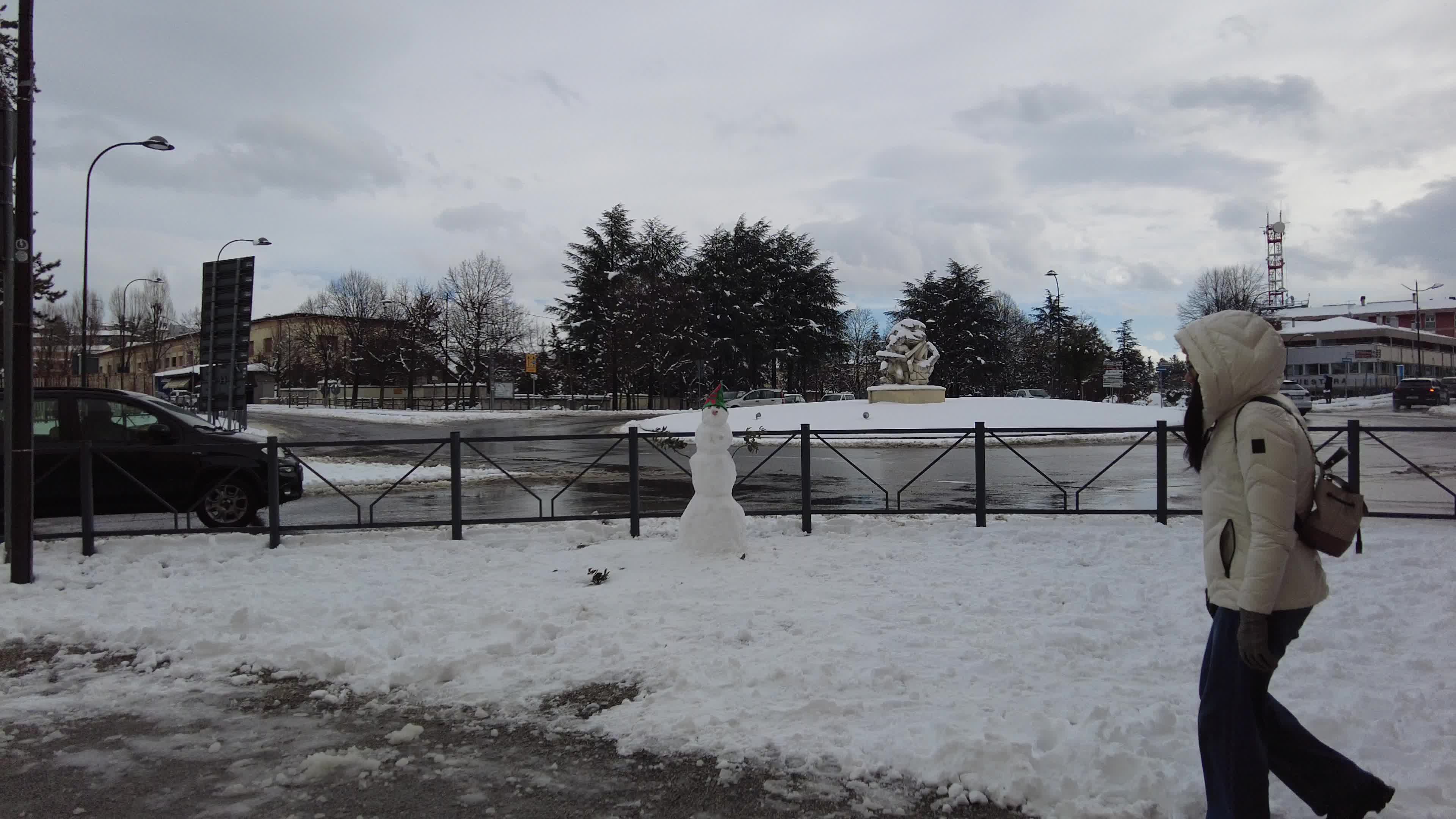 Bad Weather And Snowfall In Italy