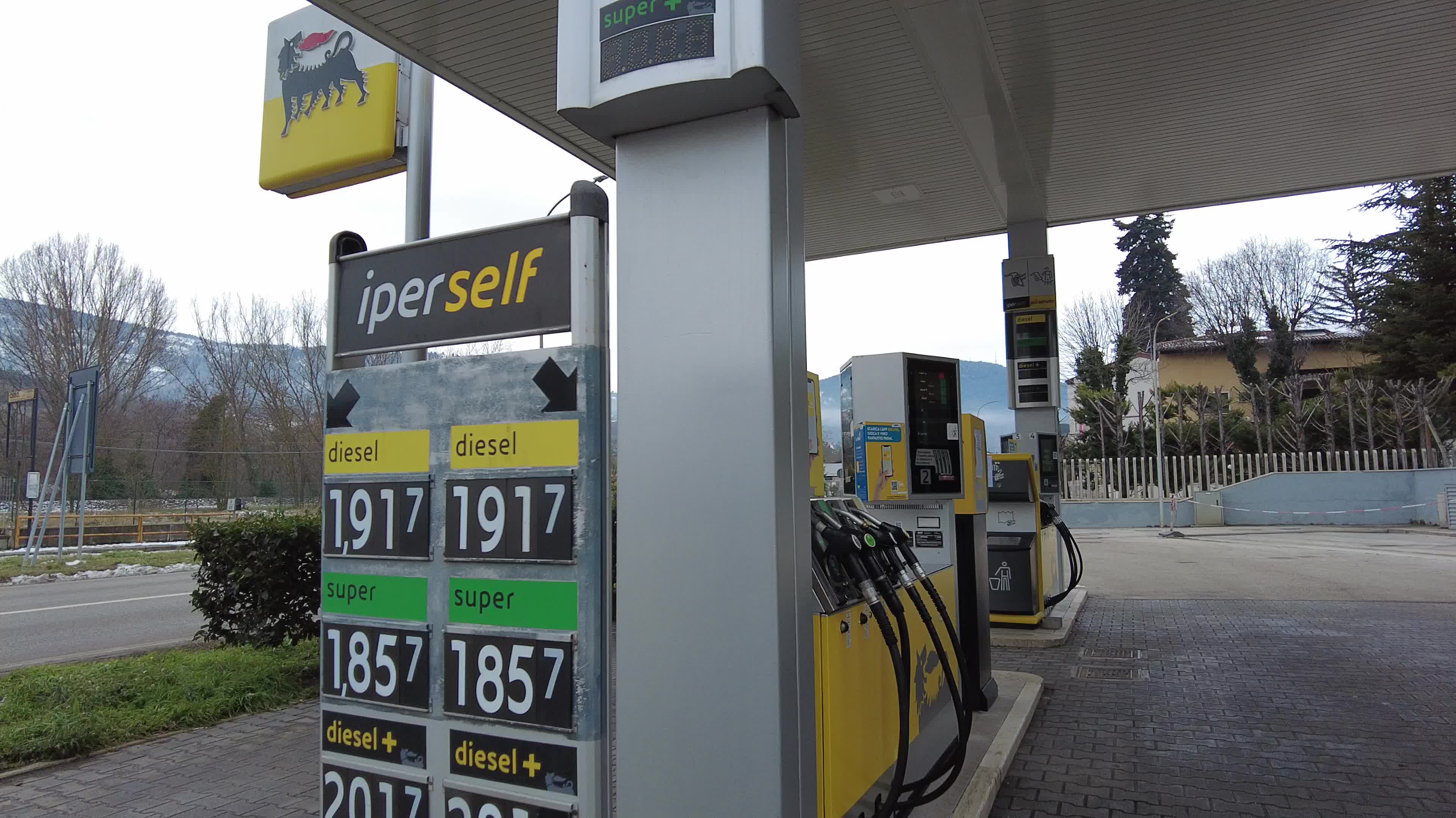 Gas Station Strike In Italy