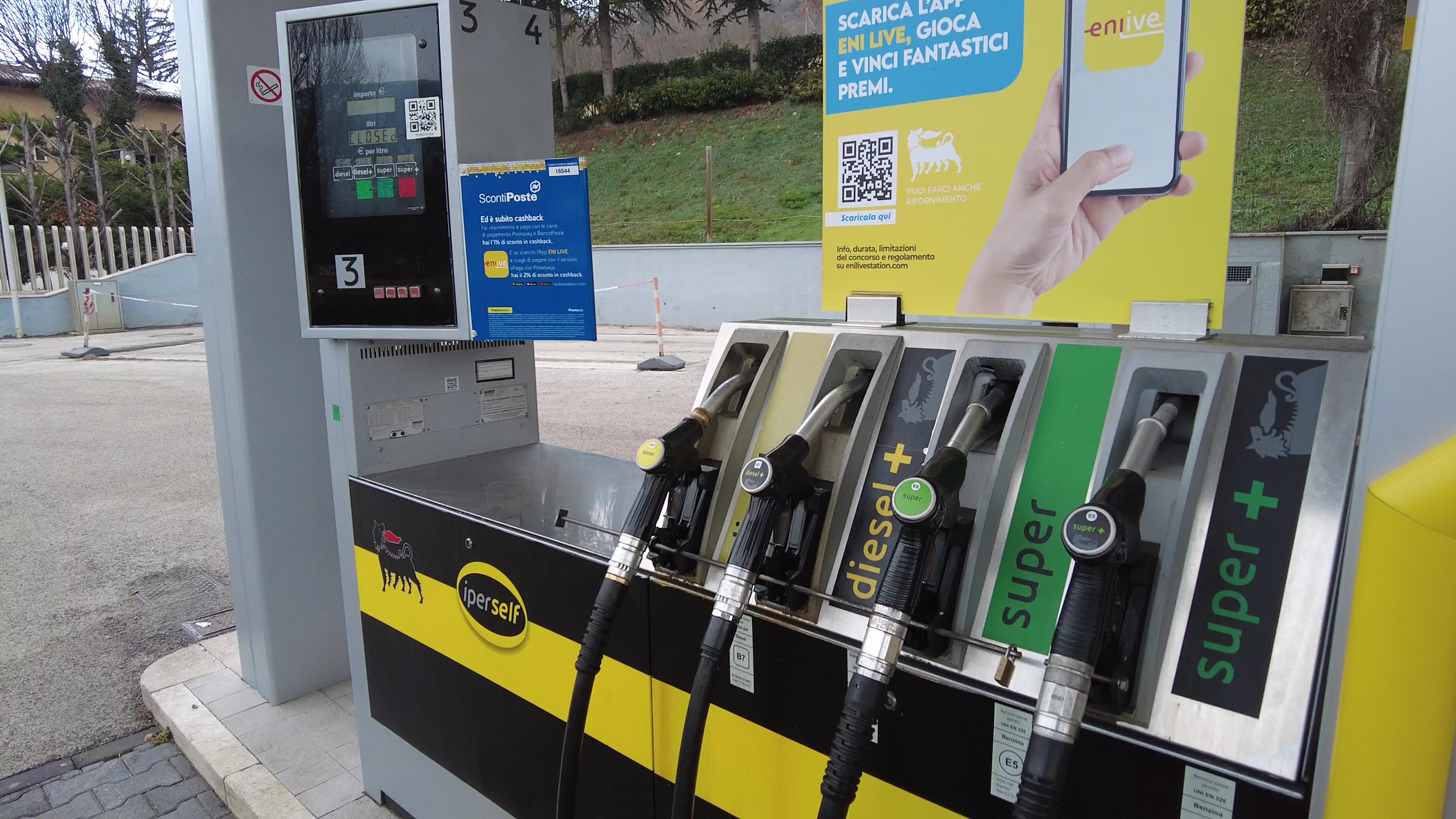 Gas Station Strike In Italy