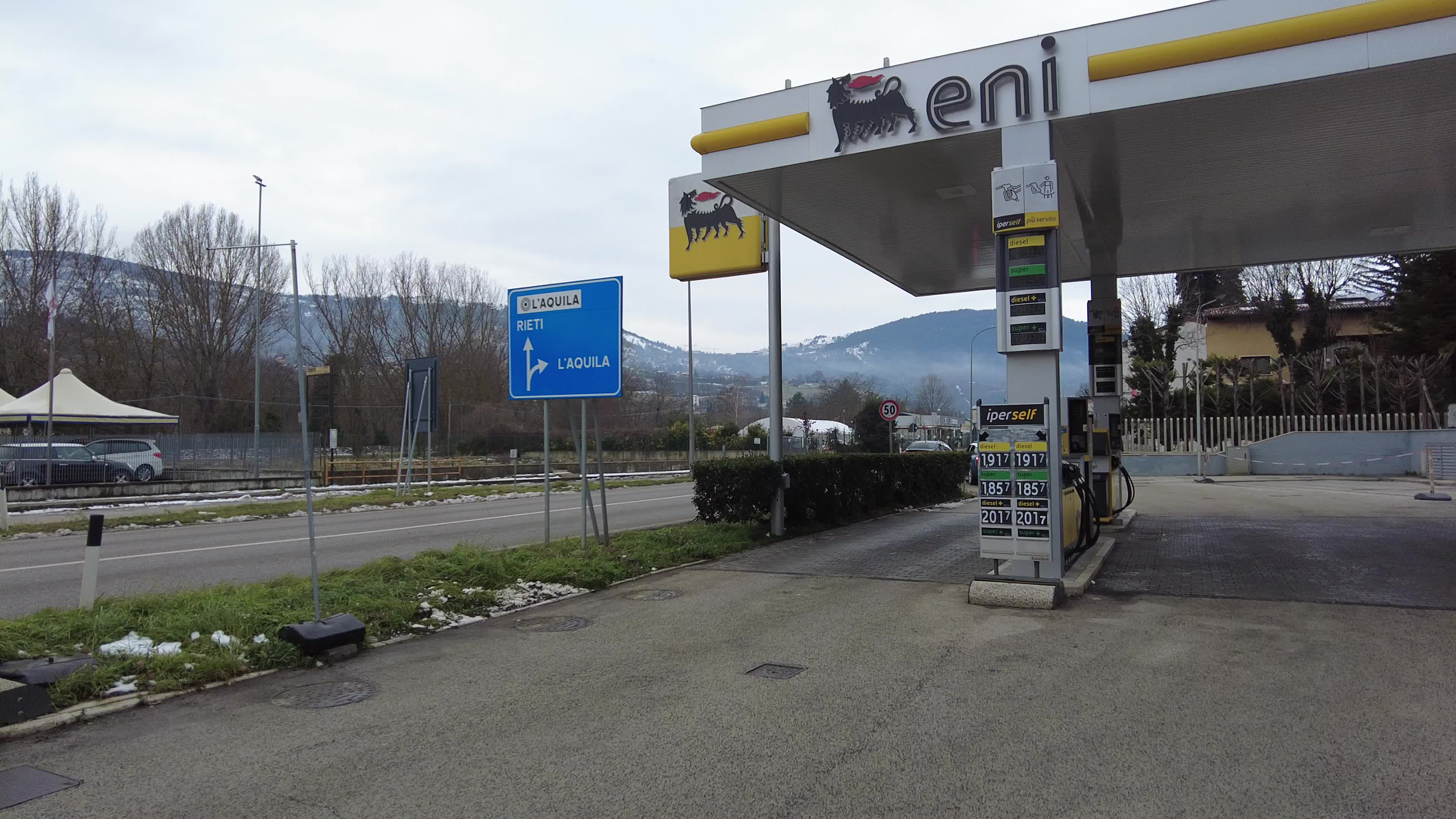 Gas Station Strike In Italy