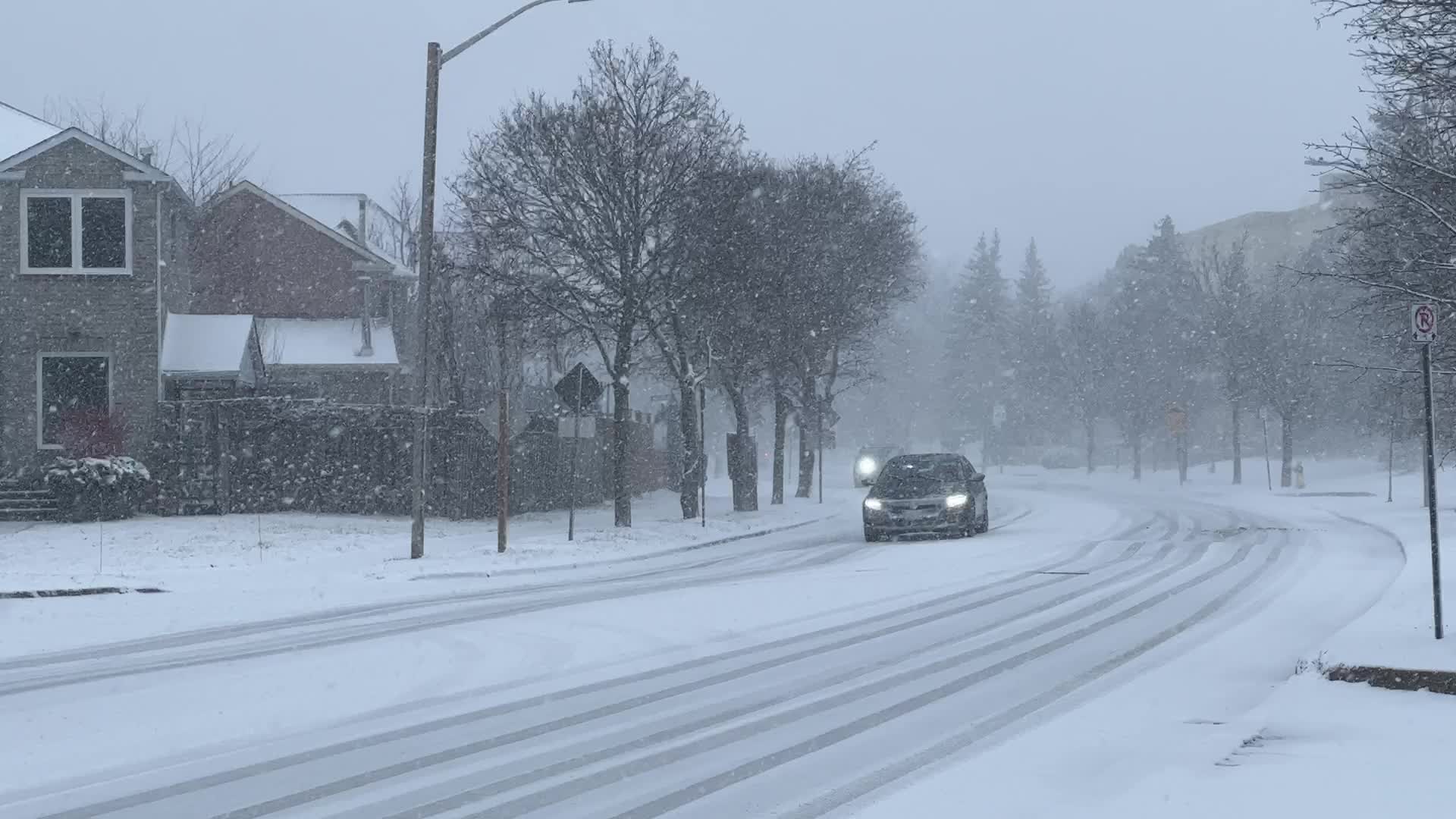 Toronto Gets Hit By Massive Winter Snowstorm
