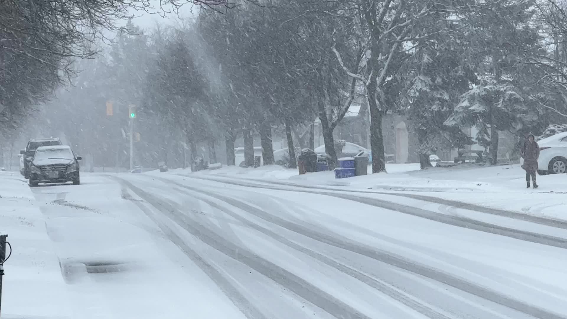 Toronto Gets Hit By Massive Winter Snowstorm