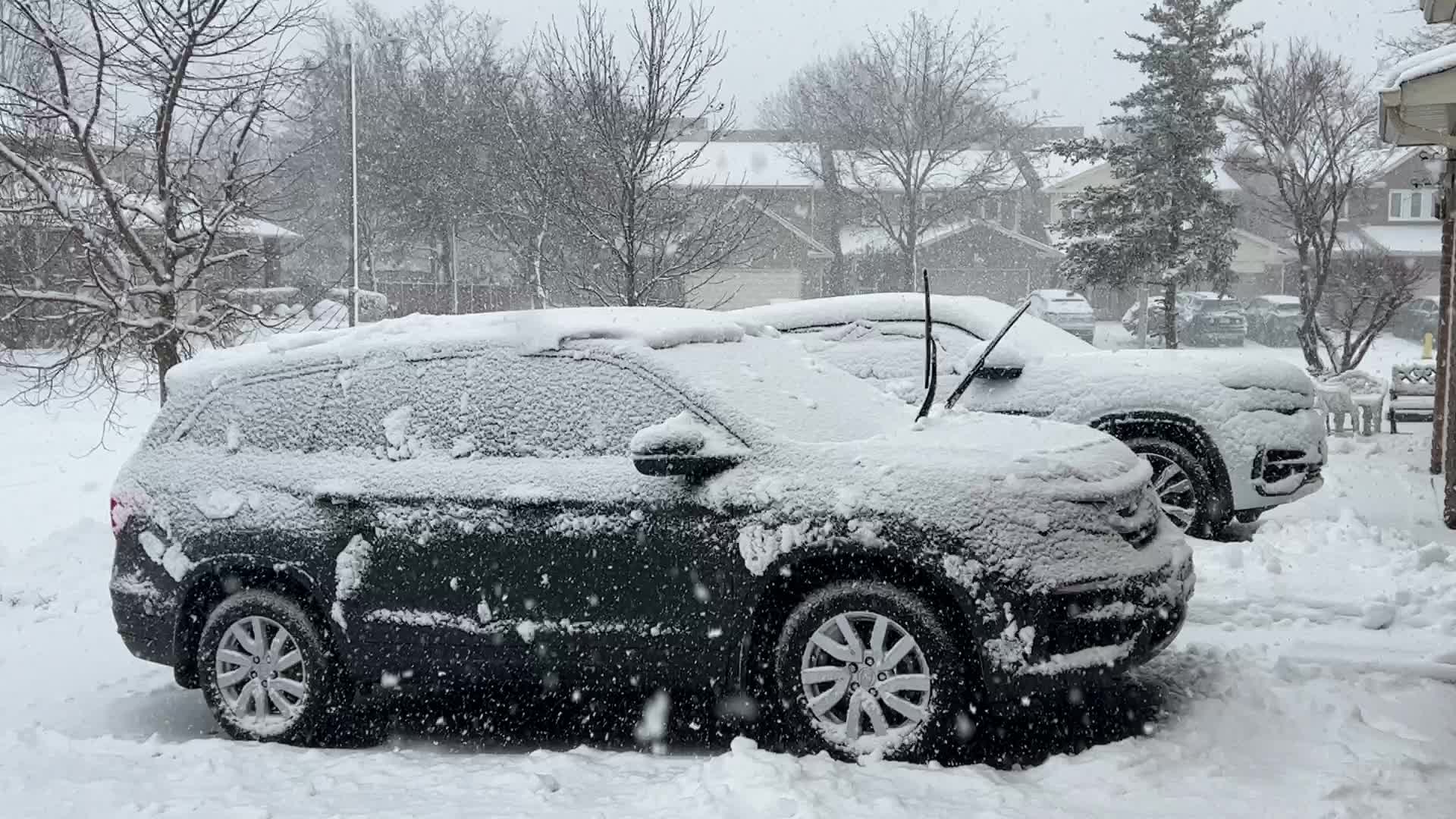 Toronto Gets Hit By Massive Winter Snowstorm