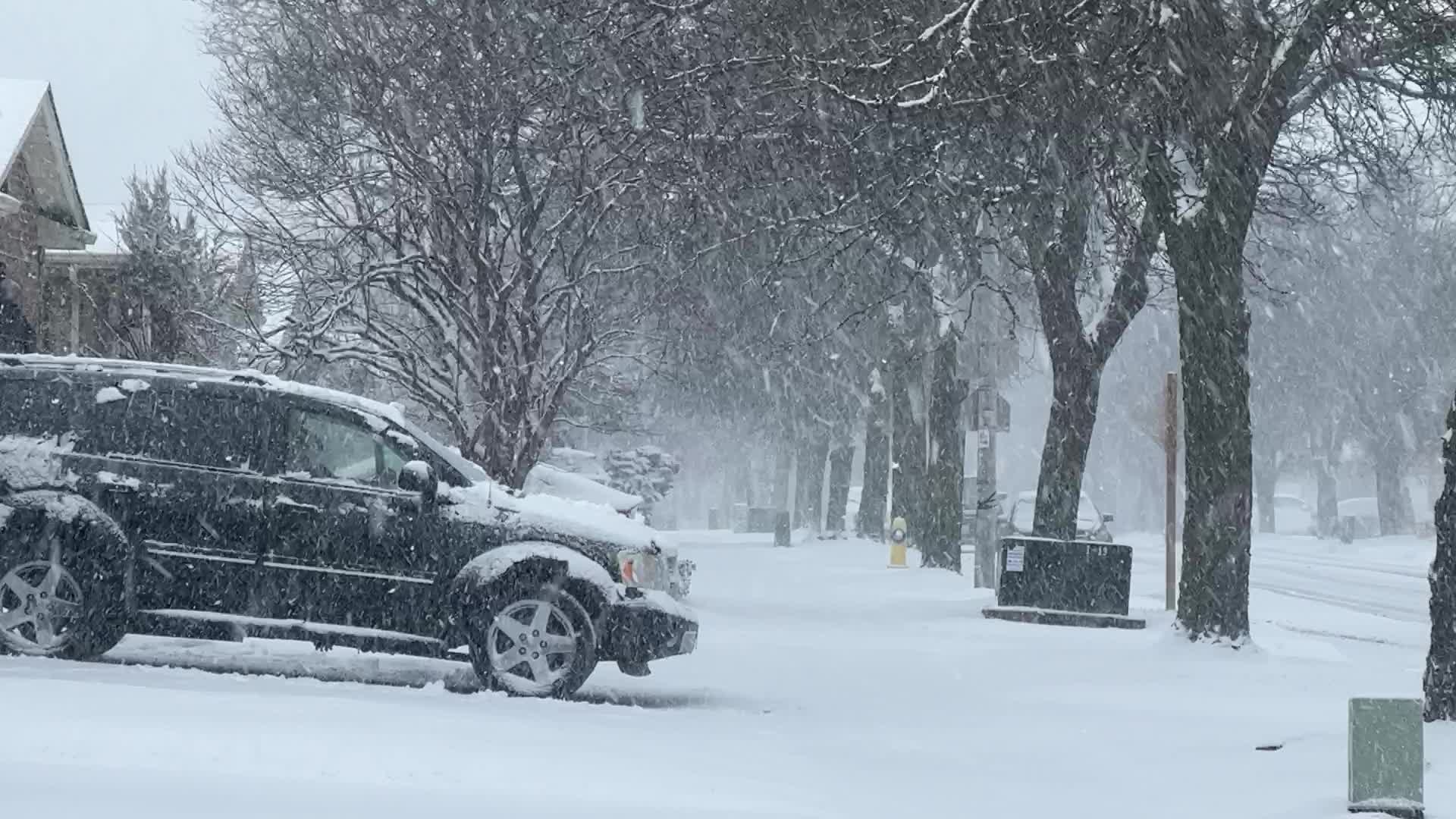 Toronto Gets Hit By Massive Winter Snowstorm