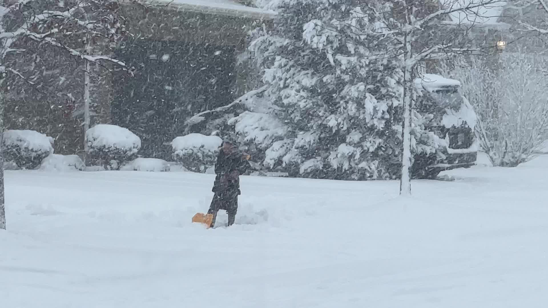 Toronto Gets Hit By Massive Winter Snowstorm