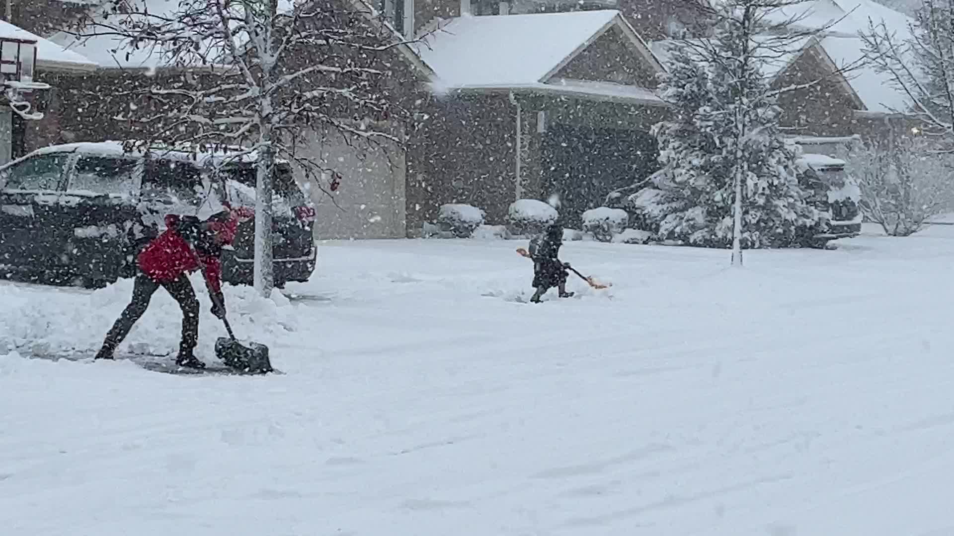 Toronto Gets Hit By Massive Winter Snowstorm