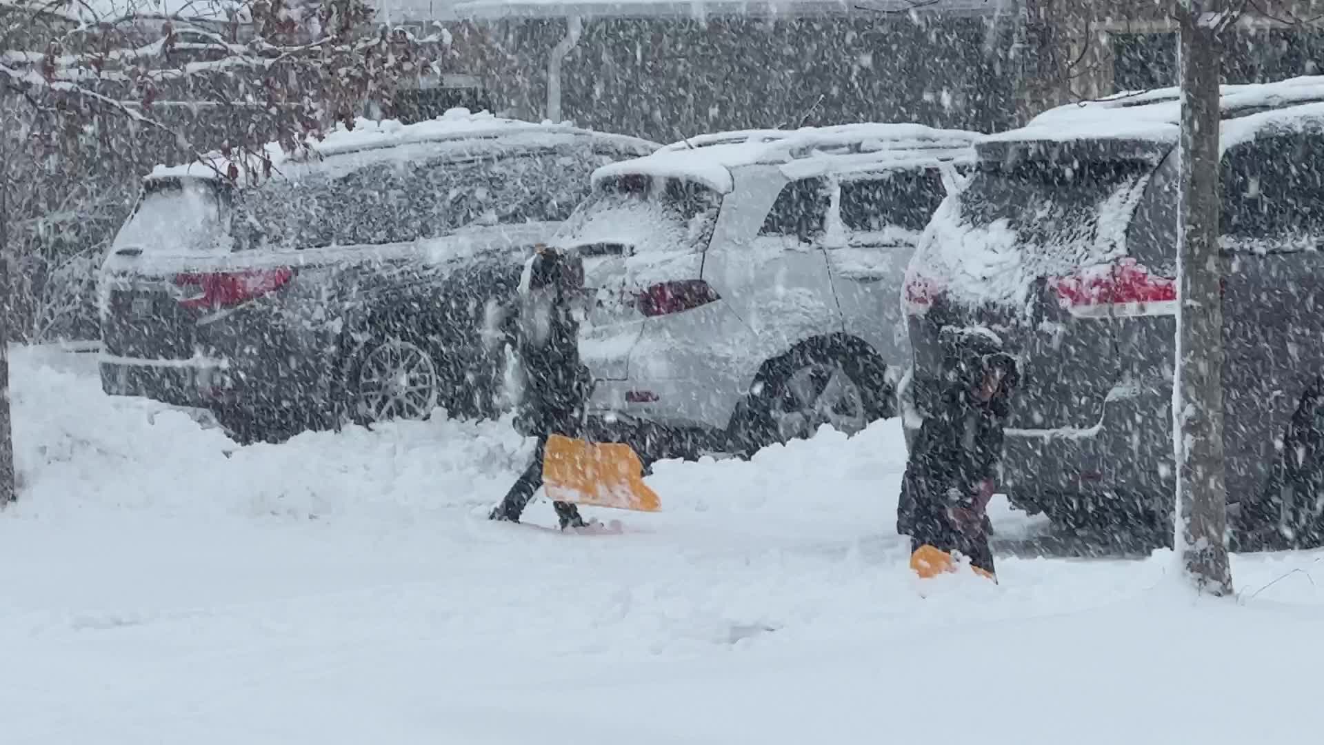 Toronto Gets Hit By Massive Winter Snowstorm