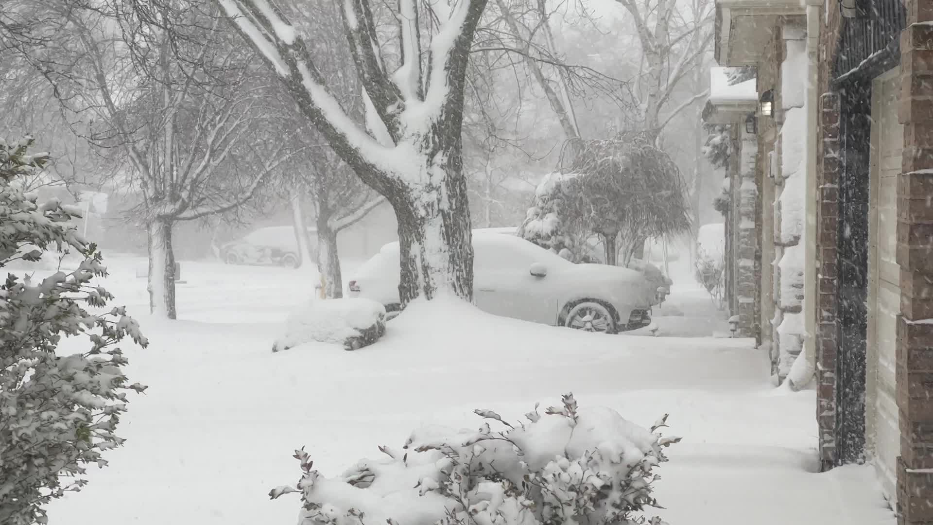 Toronto Gets Hit By Massive Winter Snowstorm