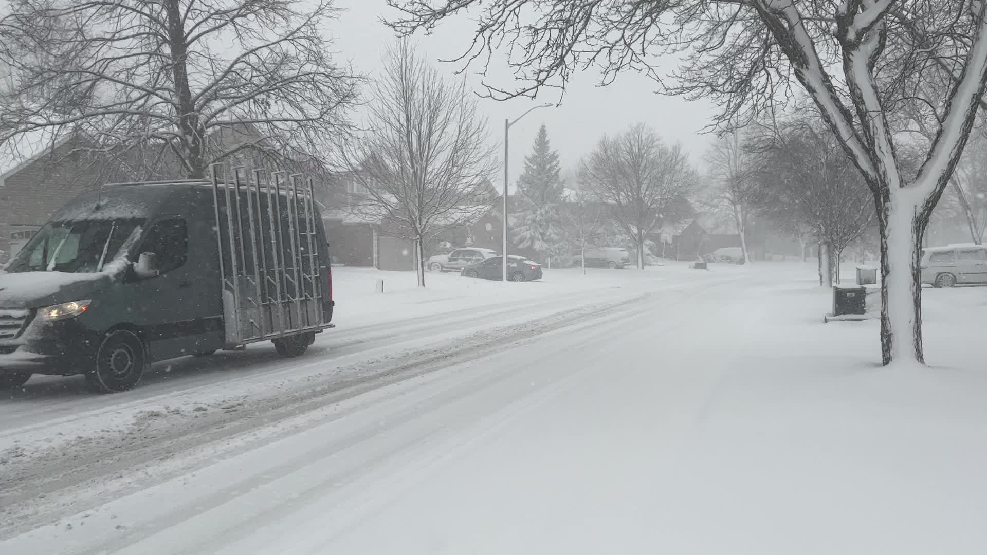 Toronto Gets Hit By Massive Winter Snowstorm