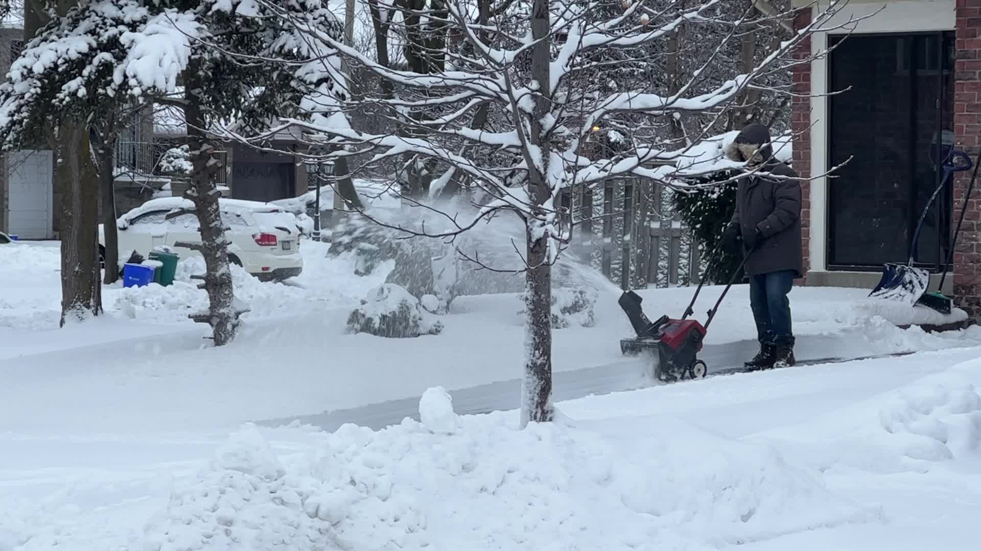 Toronto Gets Hit By Massive Winter Snowstorm