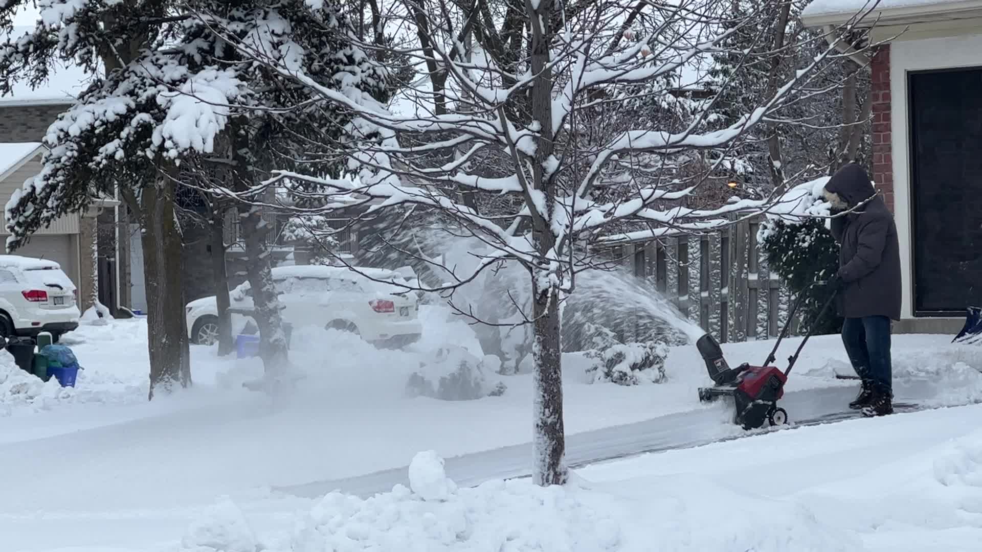 Toronto Gets Hit By Massive Winter Snowstorm