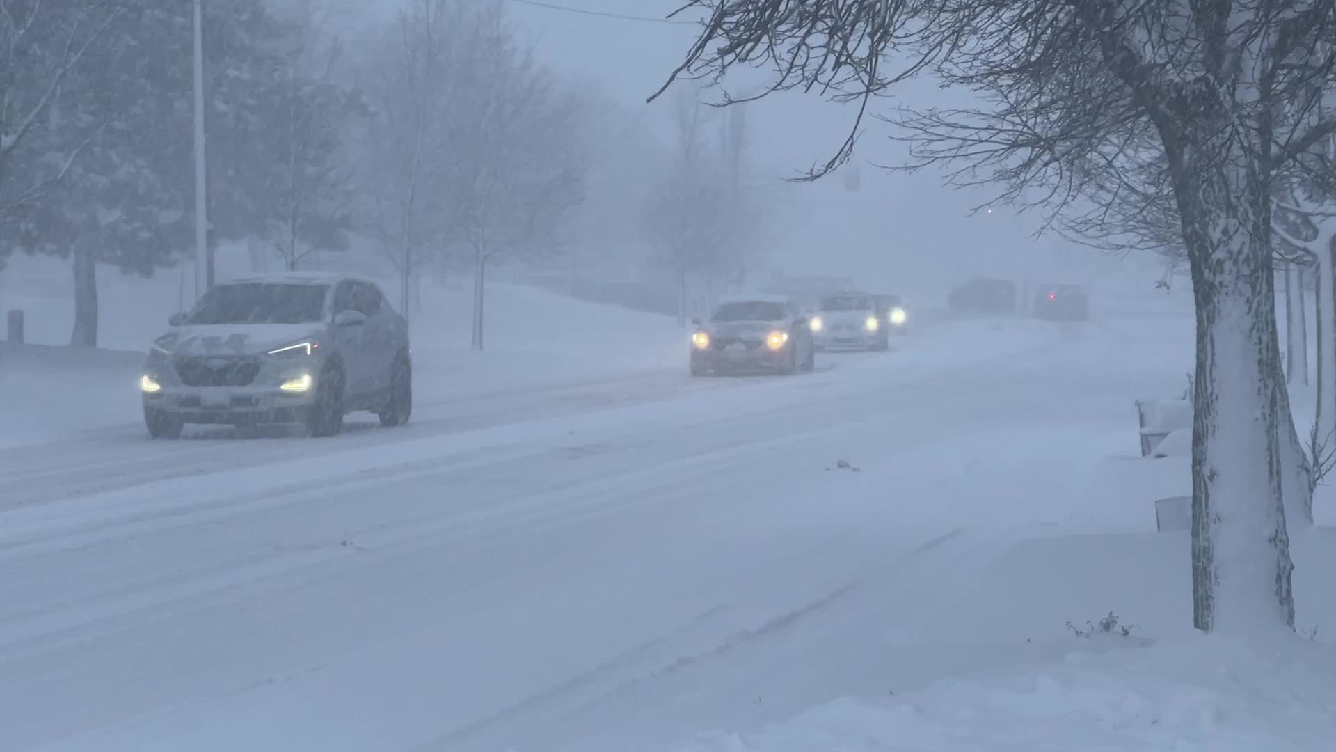 Toronto Gets Hit By Massive Winter Snowstorm
