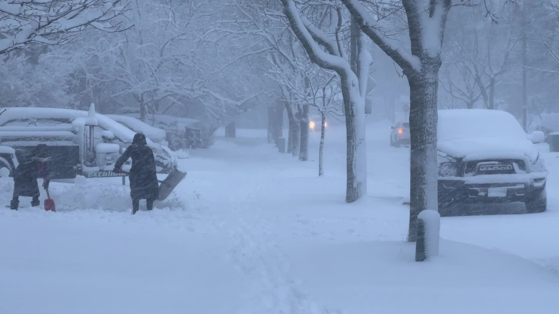 Toronto Gets Hit By Massive Winter Snowstorm