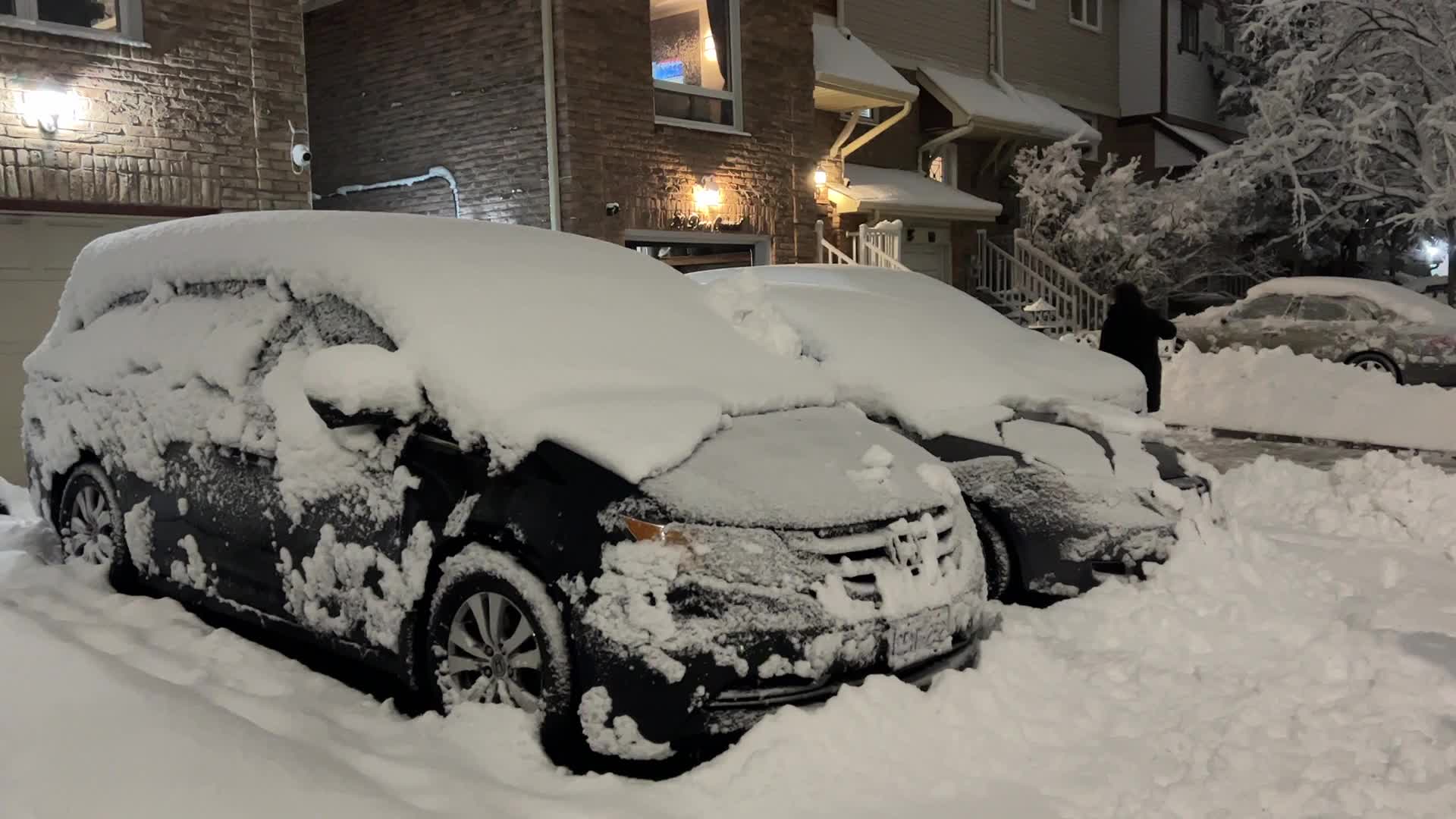 Toronto Gets Hit By Massive Winter Snowstorm
