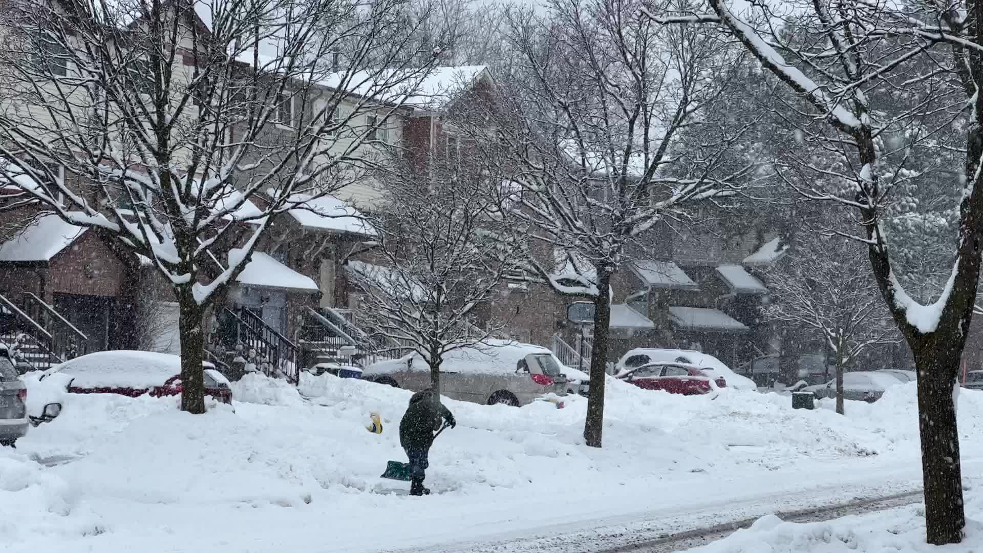 Heavy Snow Hits Toronto