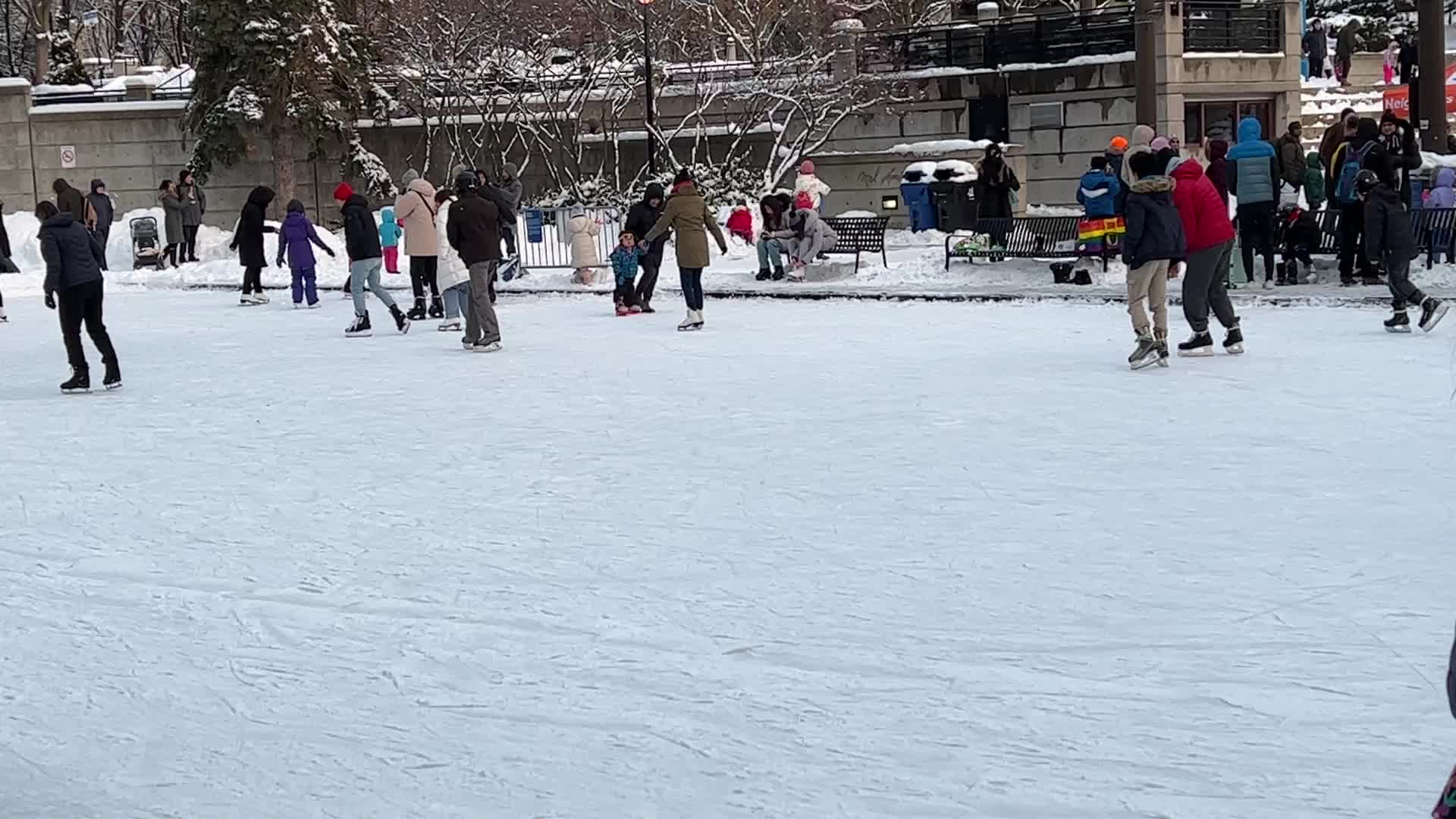 Daily life during Winter in Toronto