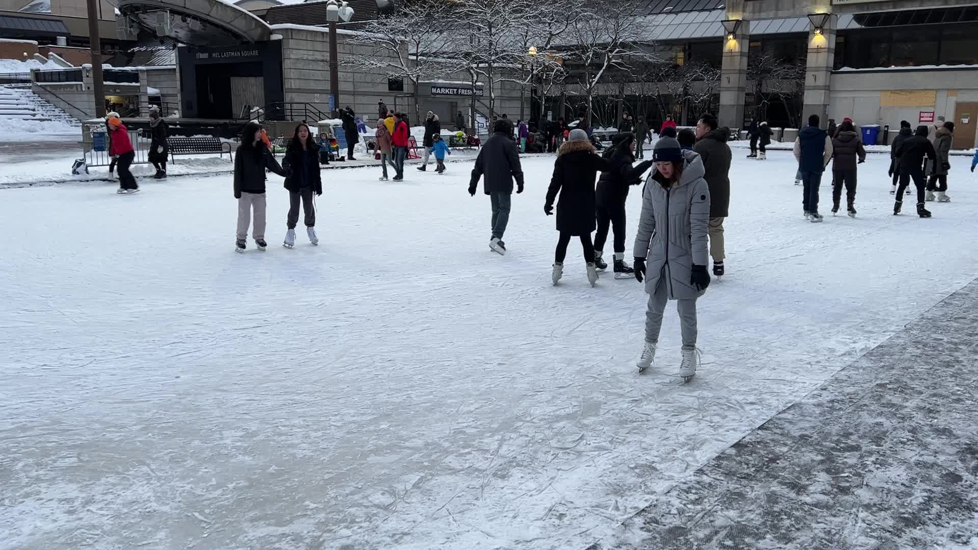 Daily life during Winter in Toronto