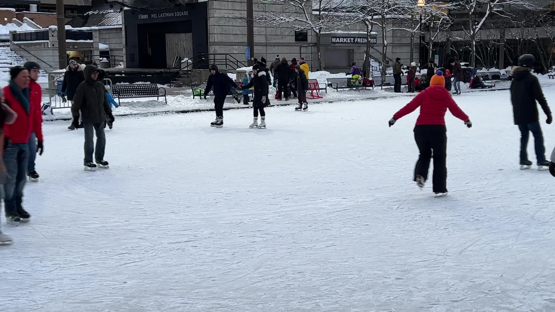 Daily life during Winter in Toronto