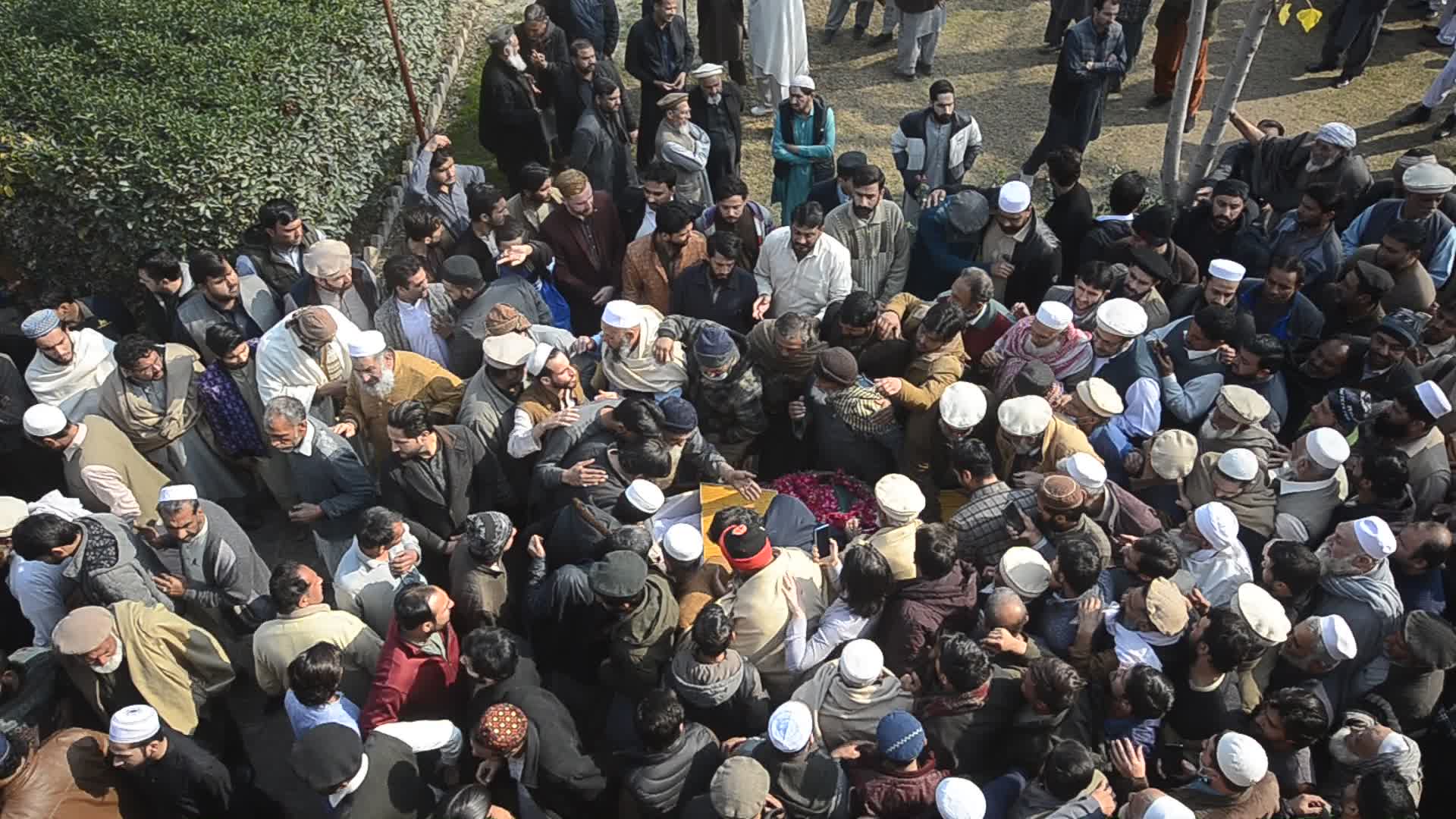 At least 92 people killed after a suicide bombing in a mosque in Peshawar