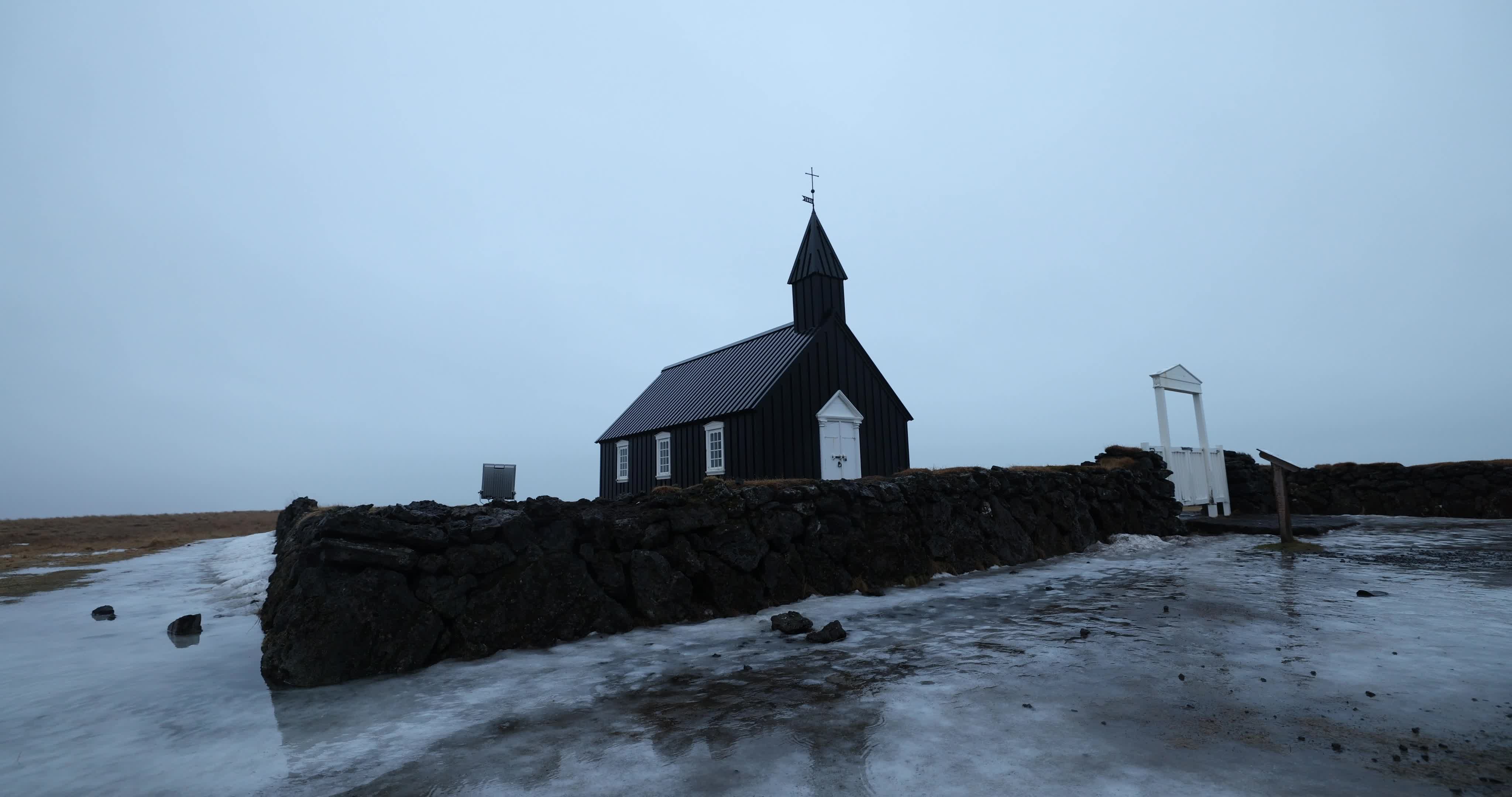Black Church Of Búðirblack, Iceland