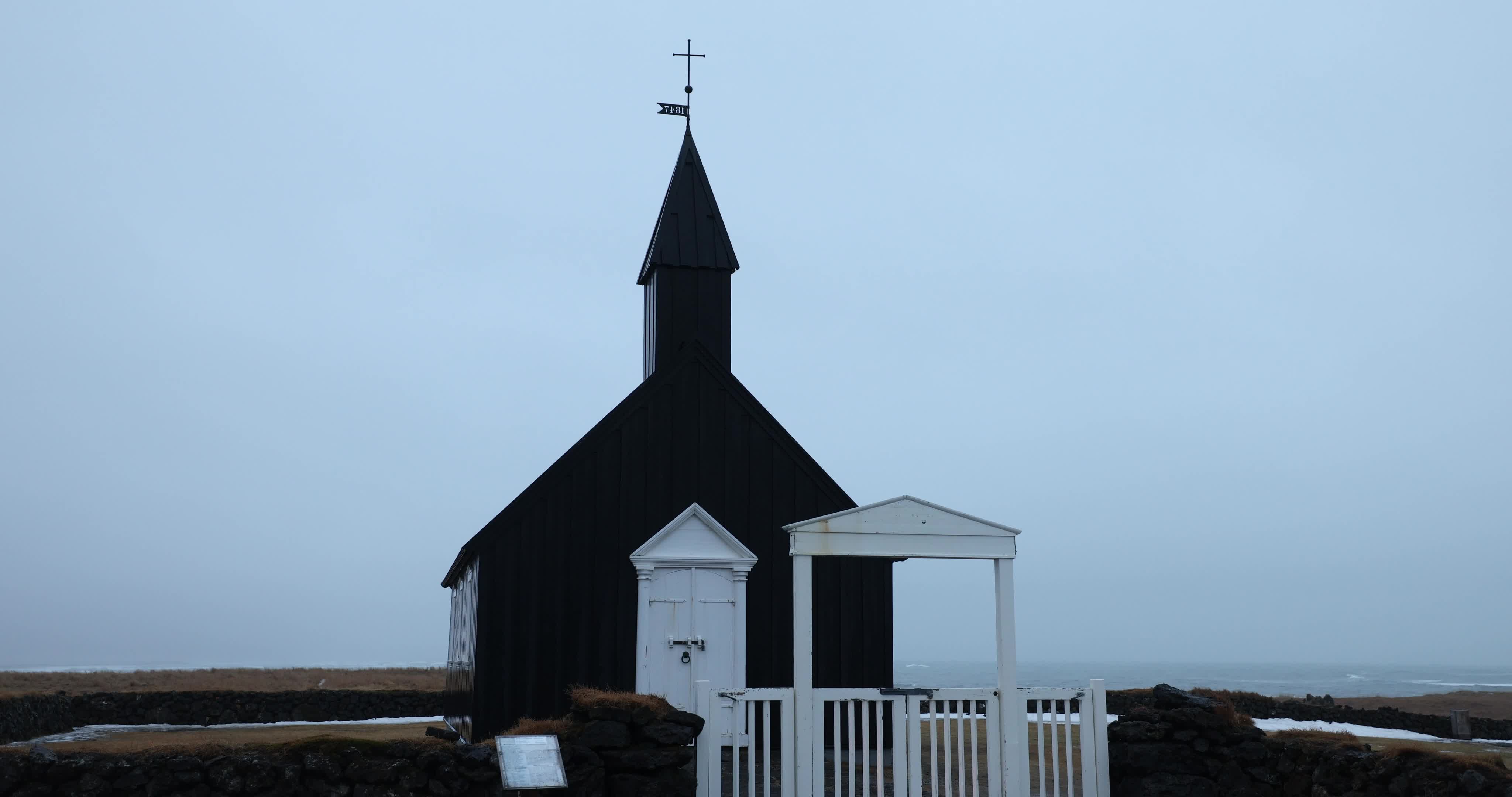 Black Church Of Búðirblack, Iceland