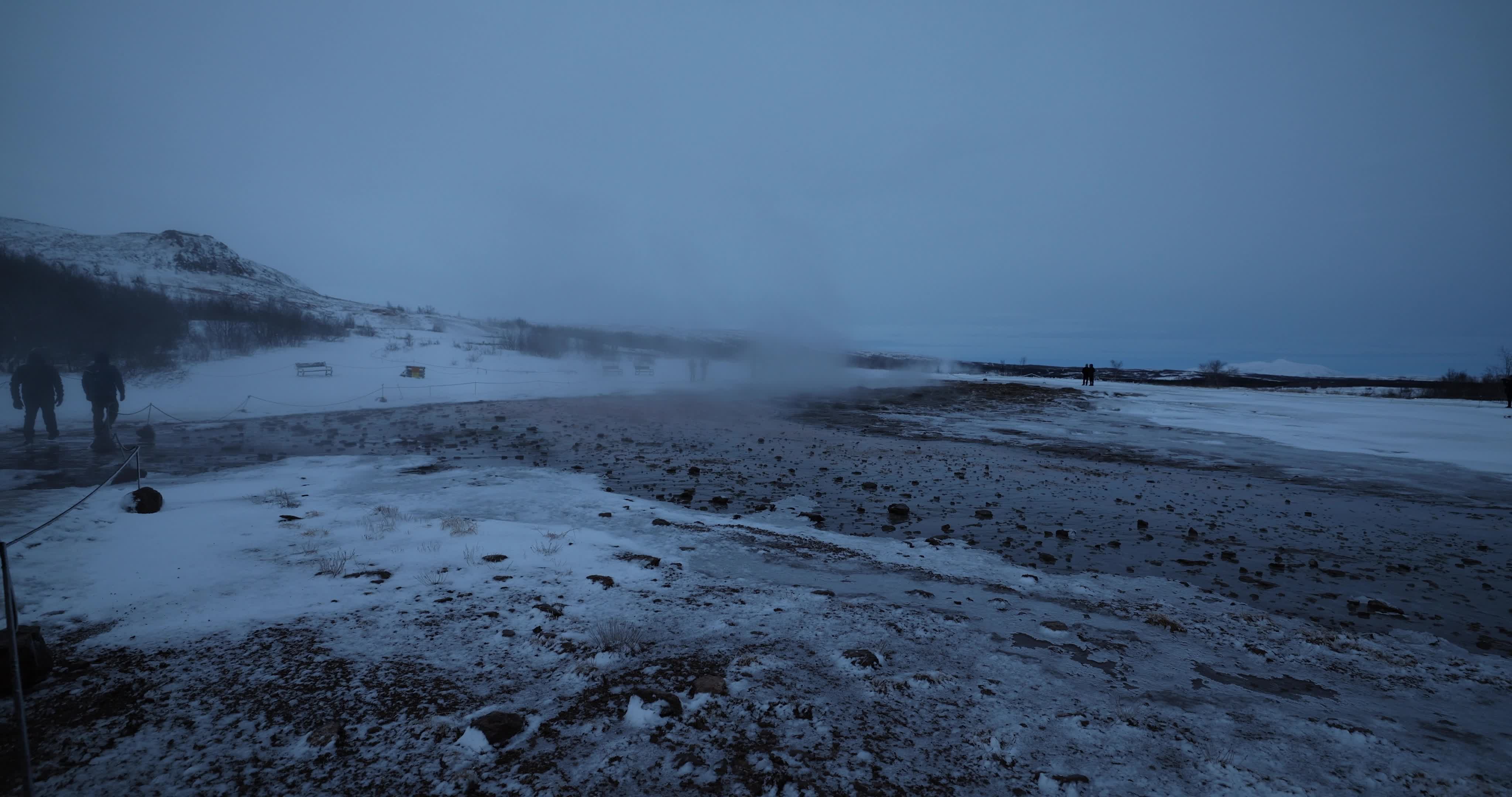 Geysir Geothermal Area In Iceland