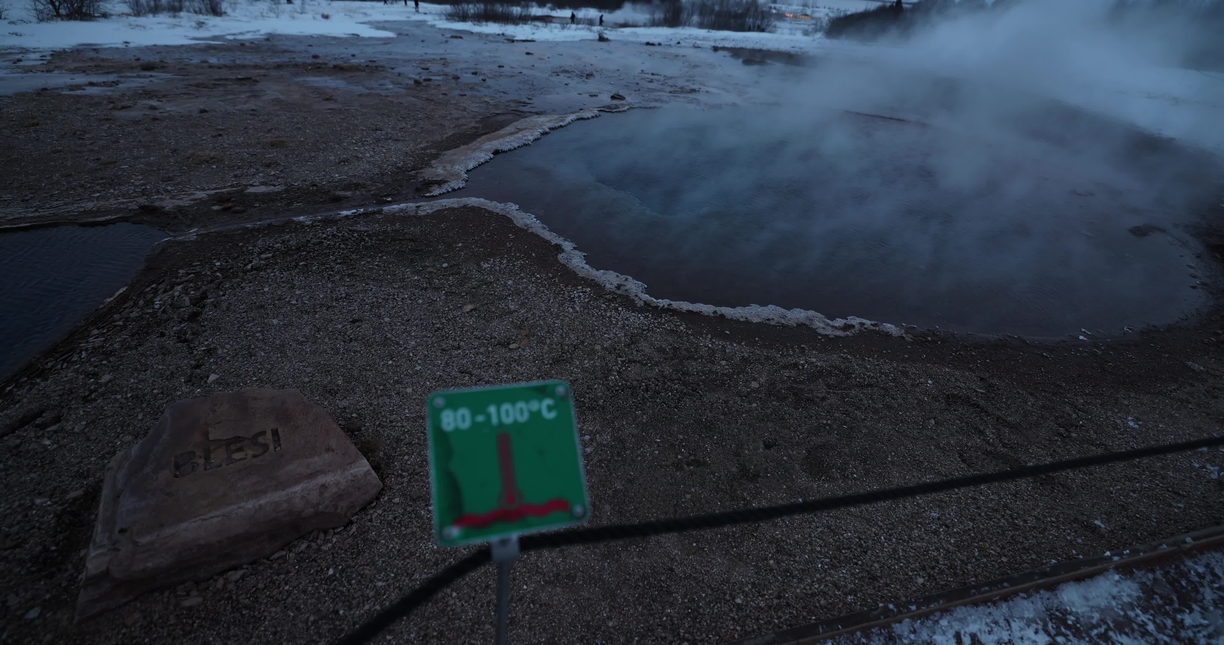 Geysir Geothermal Area In Iceland