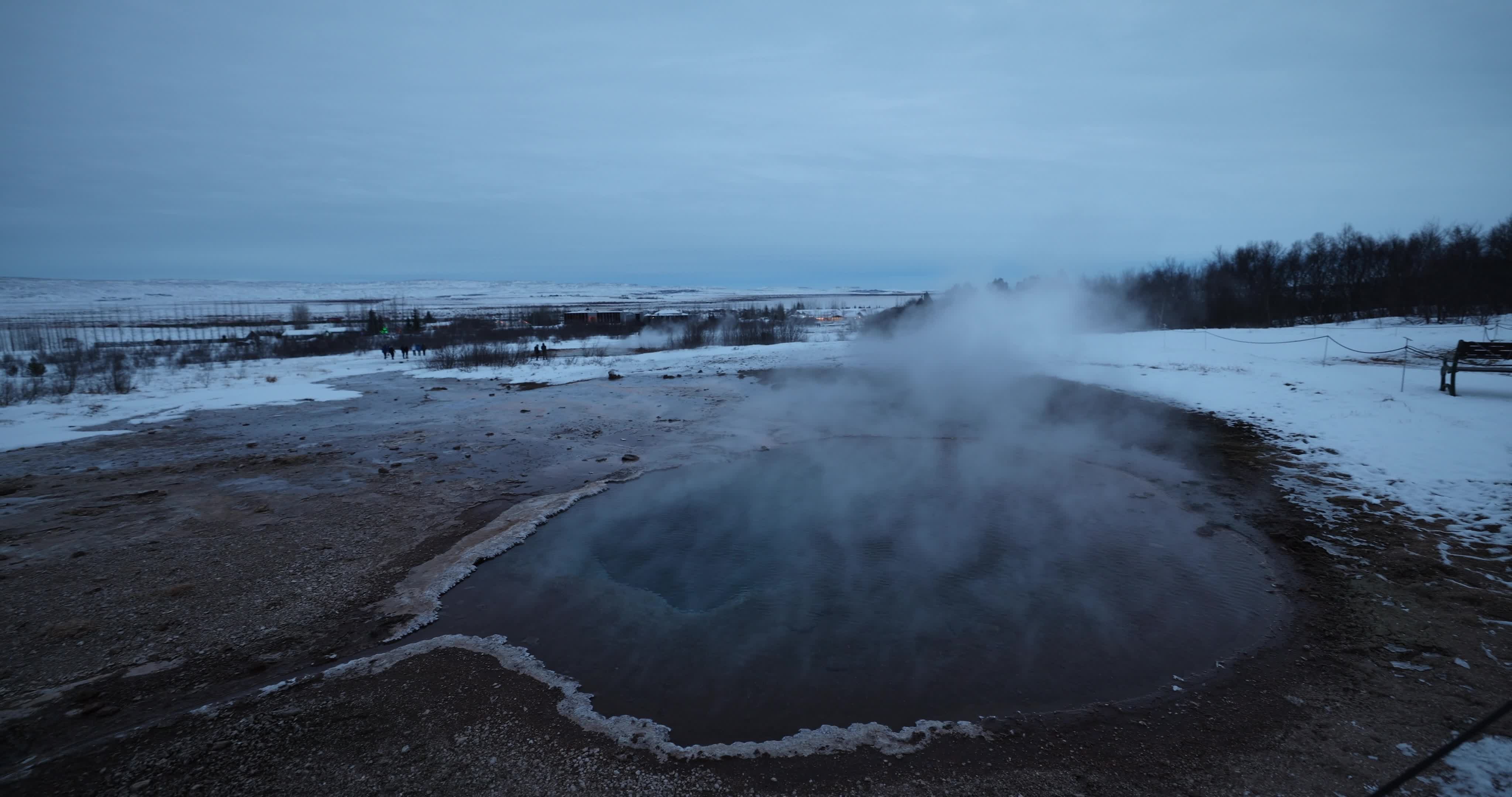 Geysir Geothermal Area In Iceland