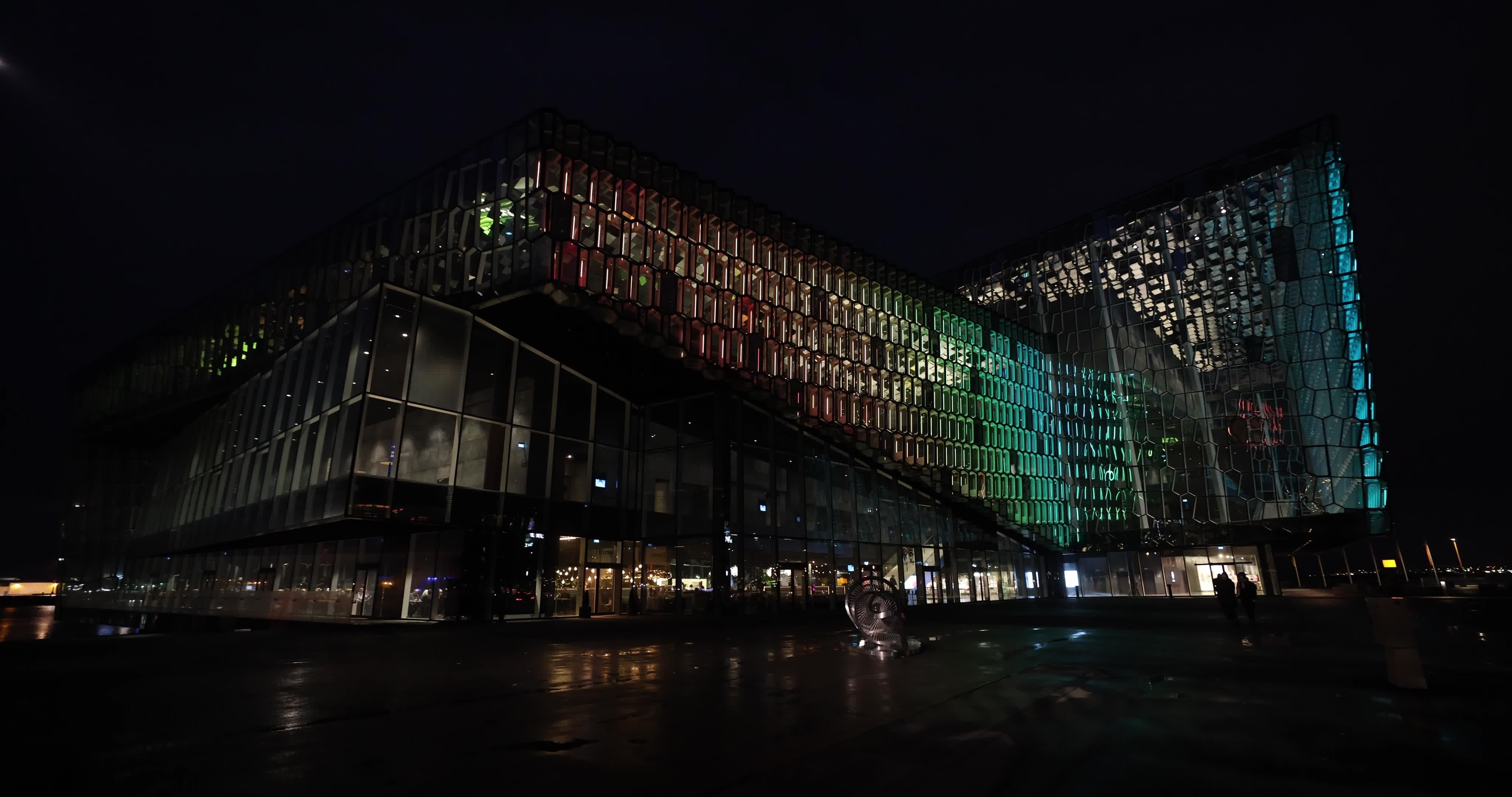 Harpa Concert Hall in Reykjavik, Iceland