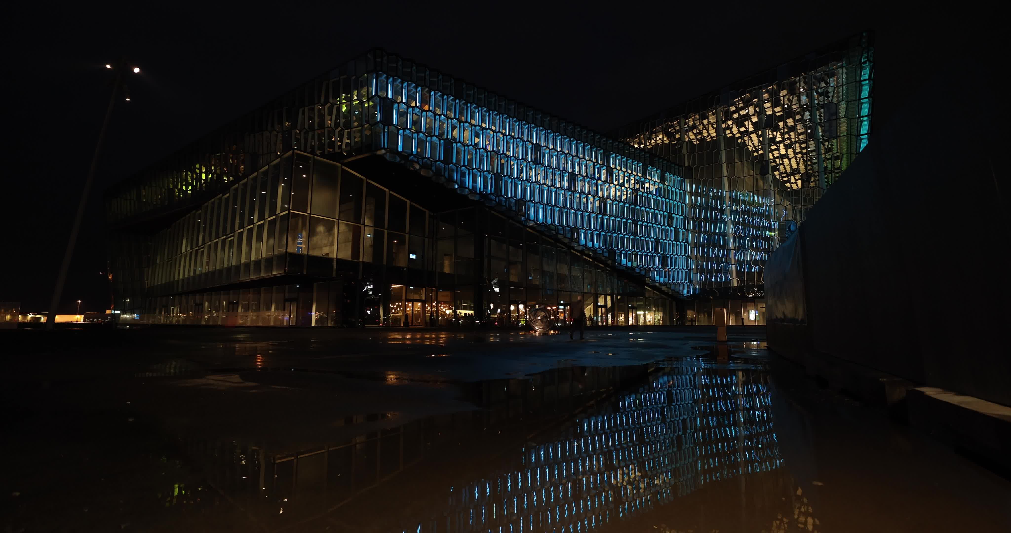 Harpa Concert Hall in Reykjavik, Iceland