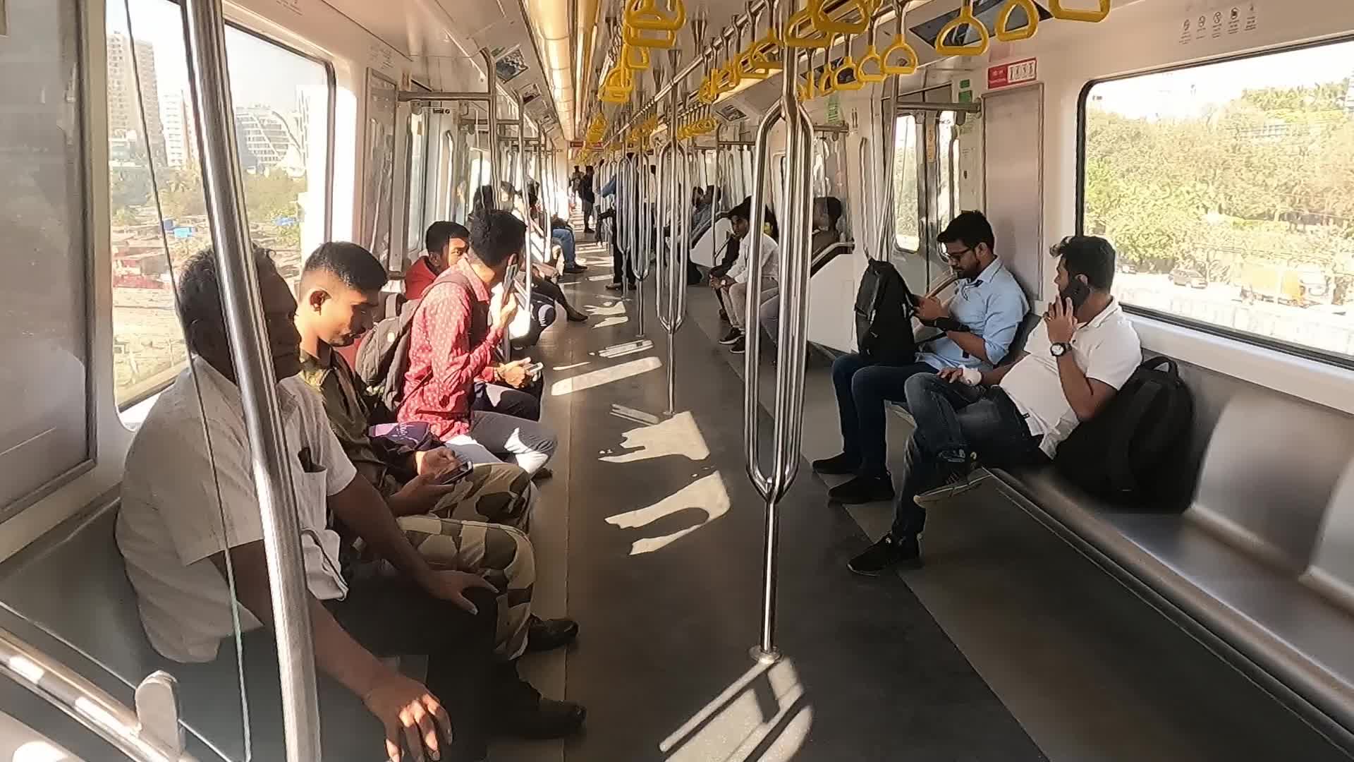 Metro Starts Commercial Run In Mumbai