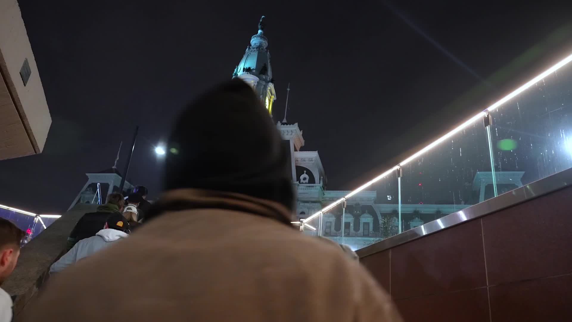 Philadelphia Eagles Fans Celebrate NFC Championship Victory