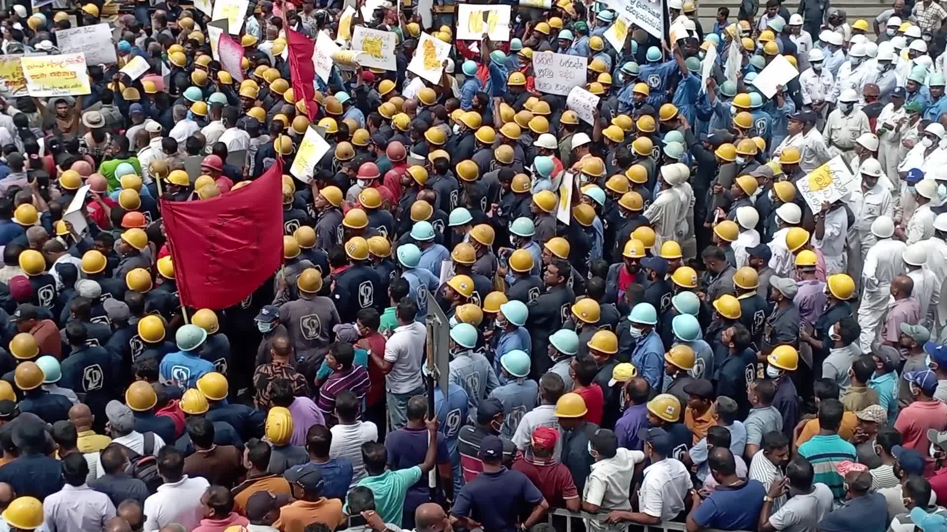 Protest in Colombo, Sri Lanka