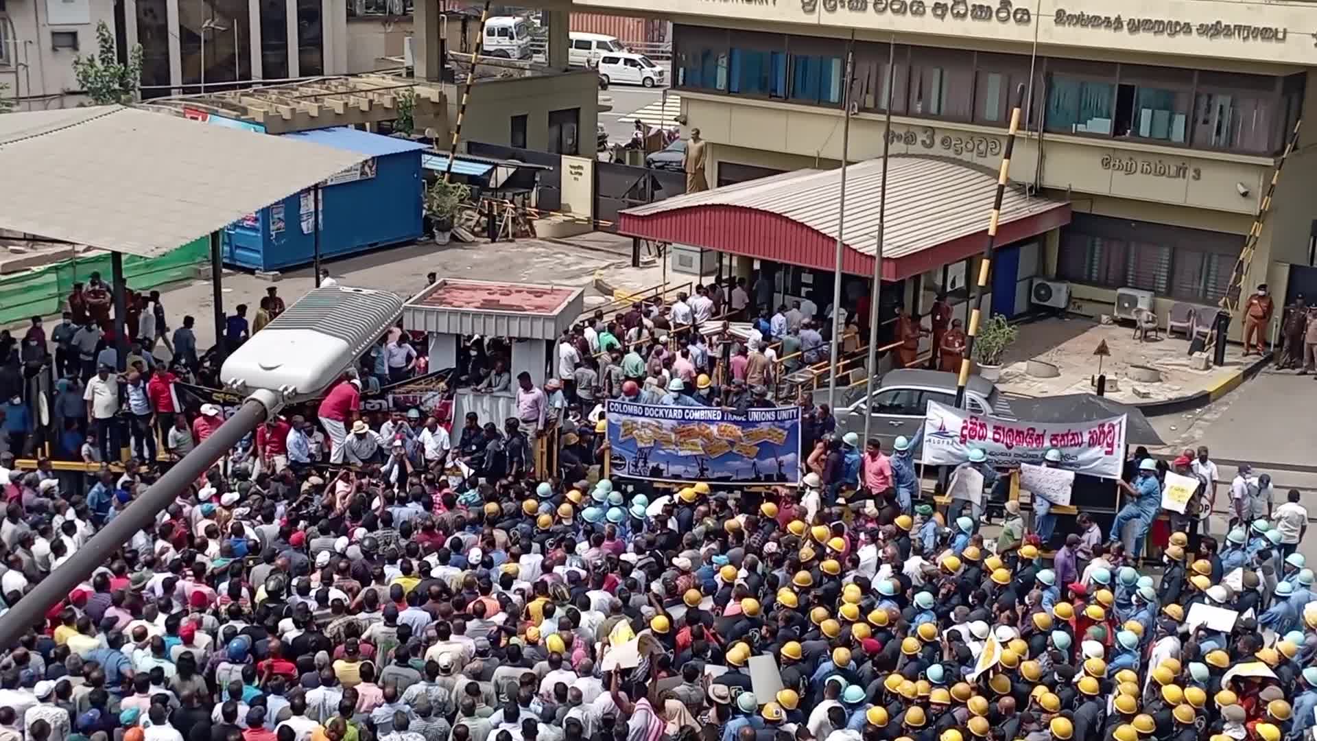 Protest in Colombo, Sri Lanka