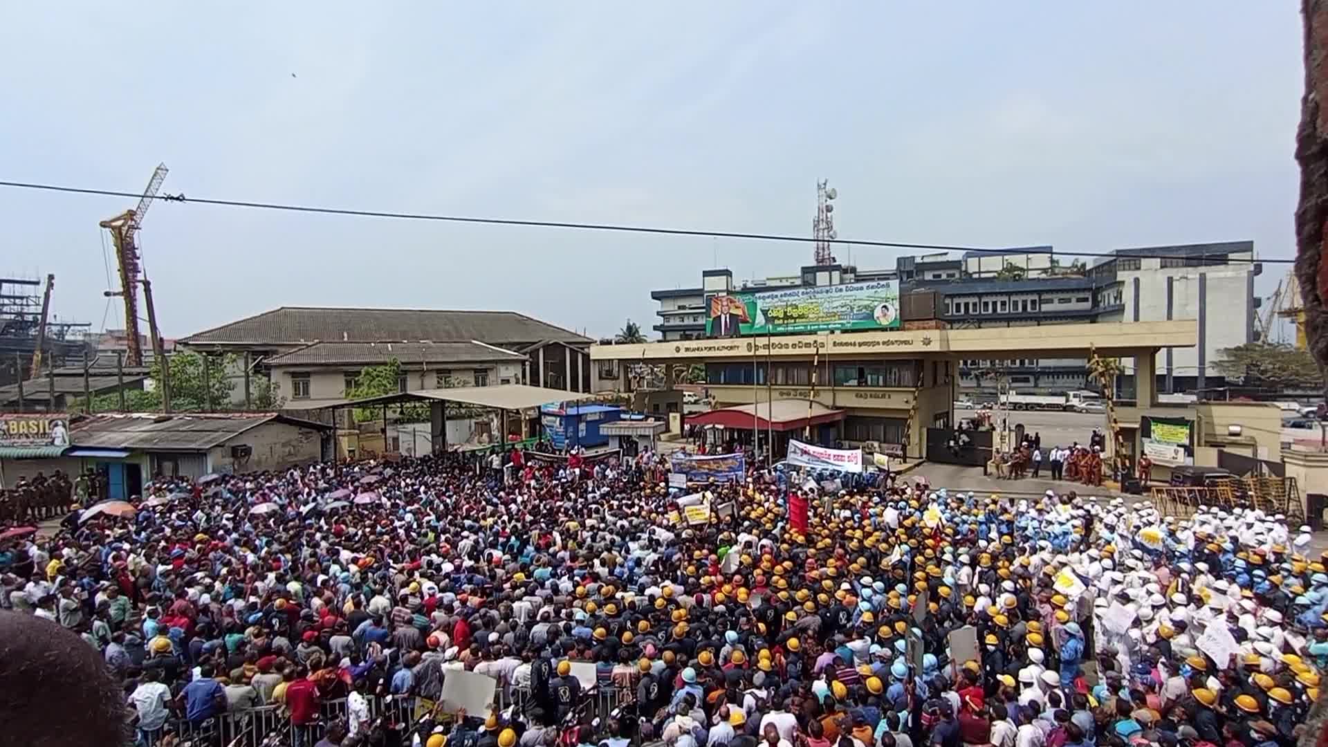 Protest in Colombo, Sri Lanka